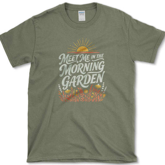 Morning Garden T-Shirt S / Military Green Essential Tees