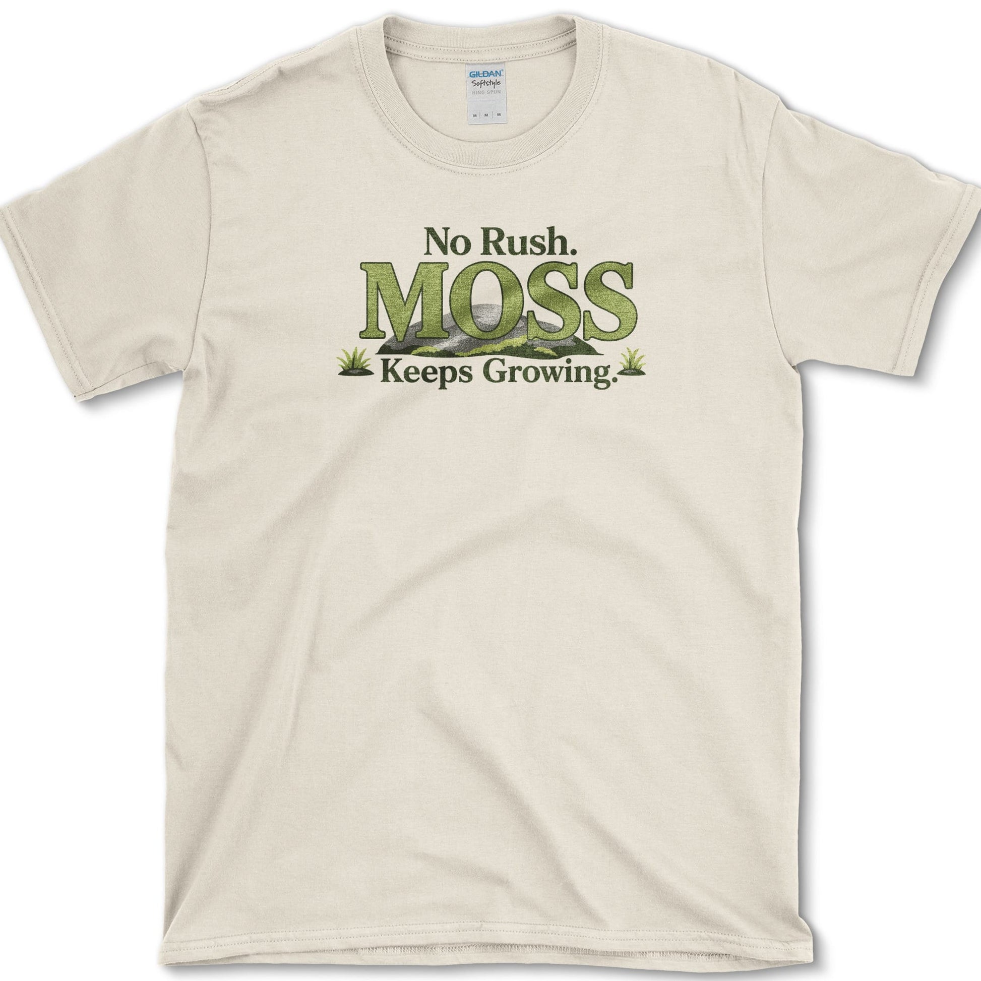 Moss Keeps Growing T-Shirt S / Natural Essential Tees