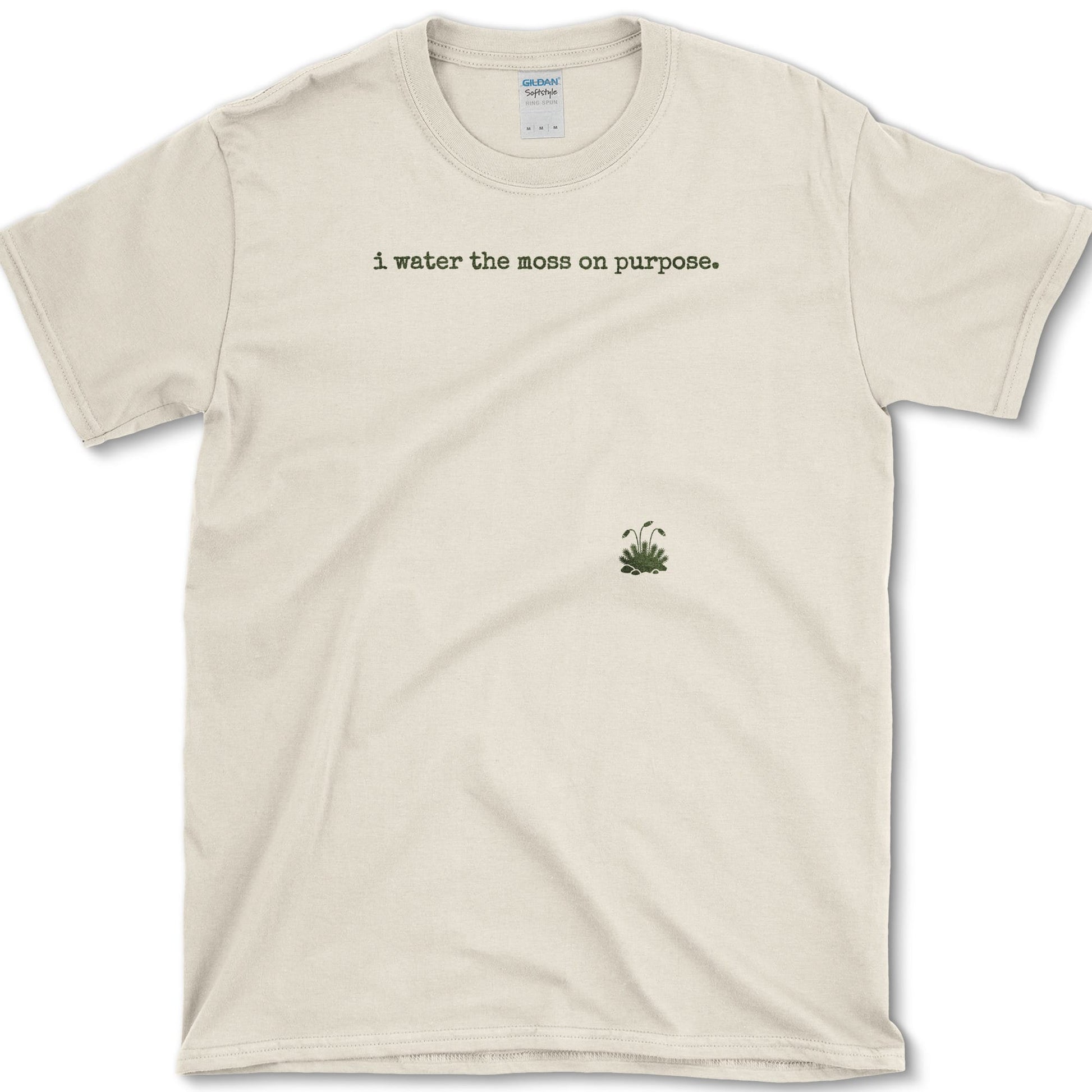 Moss On Purpose T-Shirt Natural / S Essential Tees