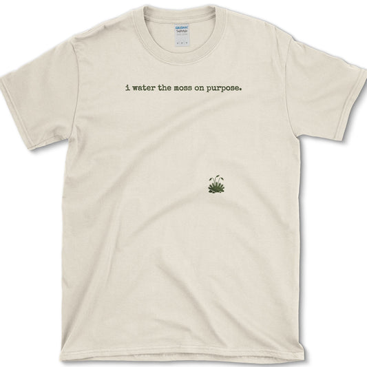 Moss On Purpose T-Shirt Natural / S Essential Tees