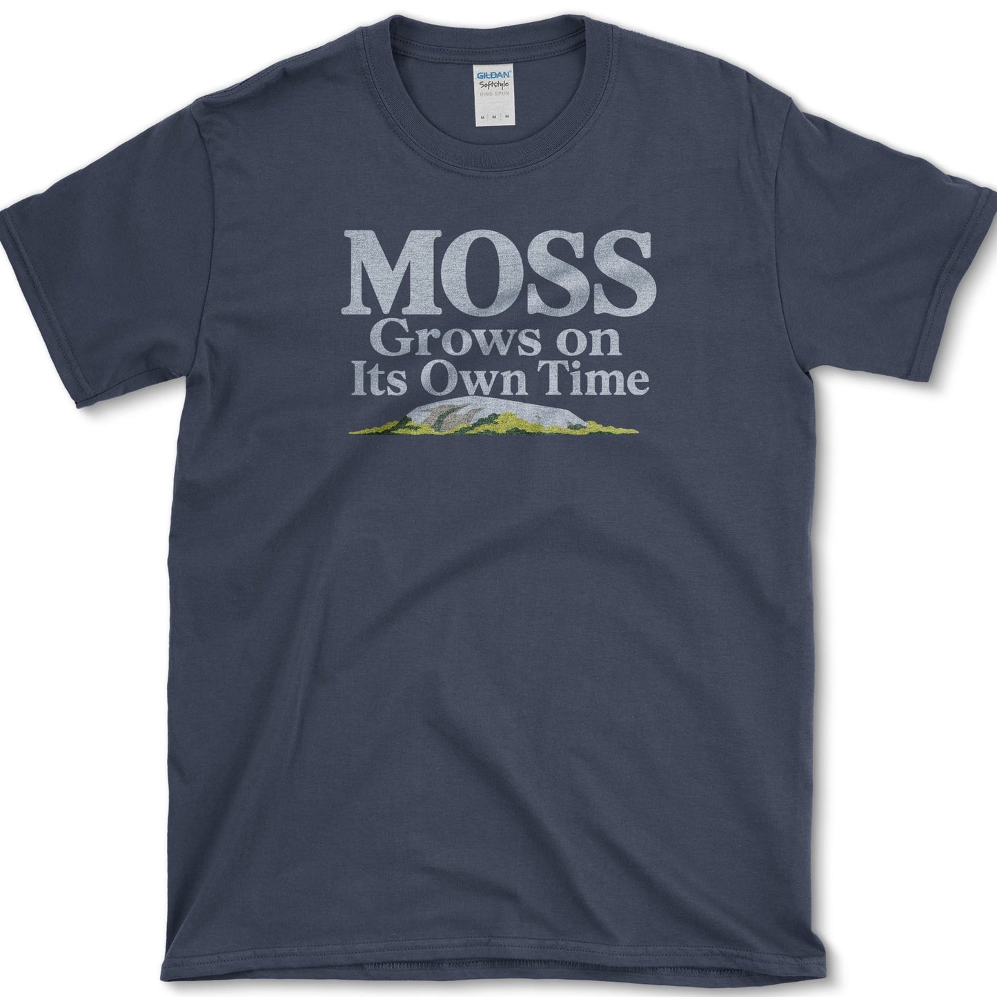 Moss Own Time T-Shirt S / Navy Essential Tees
