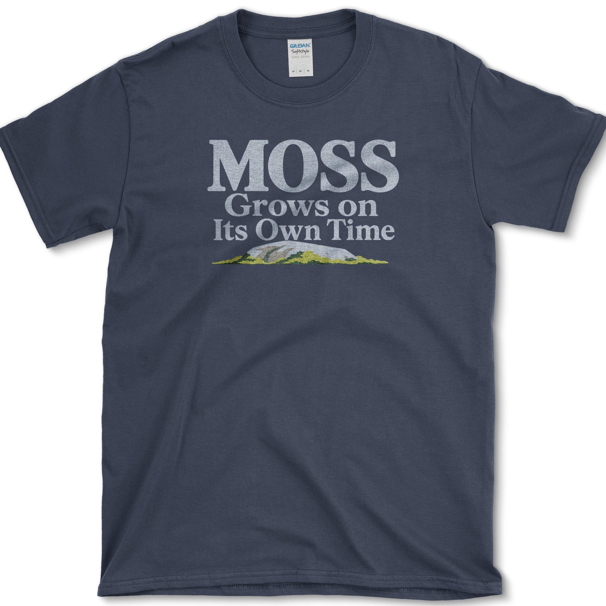 Moss Own Time T-Shirt S / Navy Essential Tees