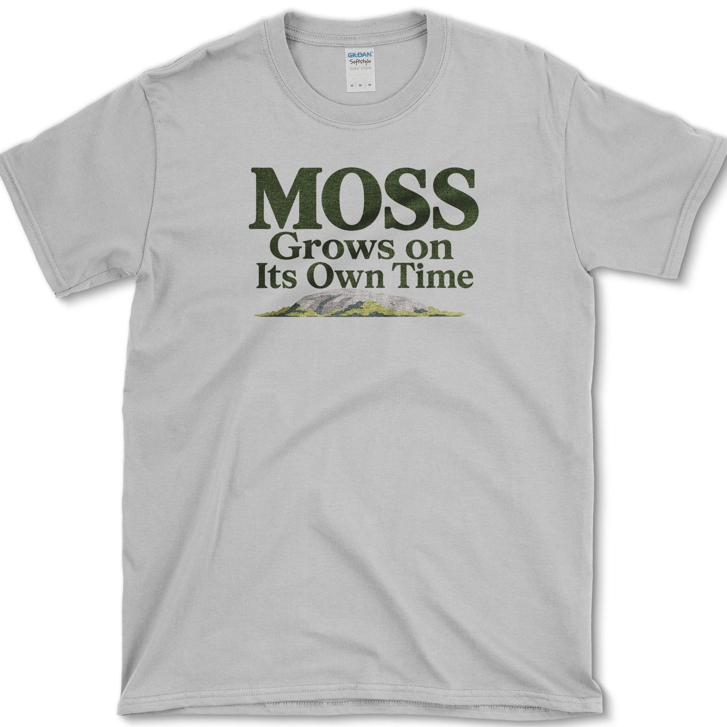 Moss Own Time T-Shirt S / Sport Grey Essential Tees