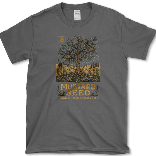 Mustard Seed T-Shirt Dark Heather / S Essential Tees