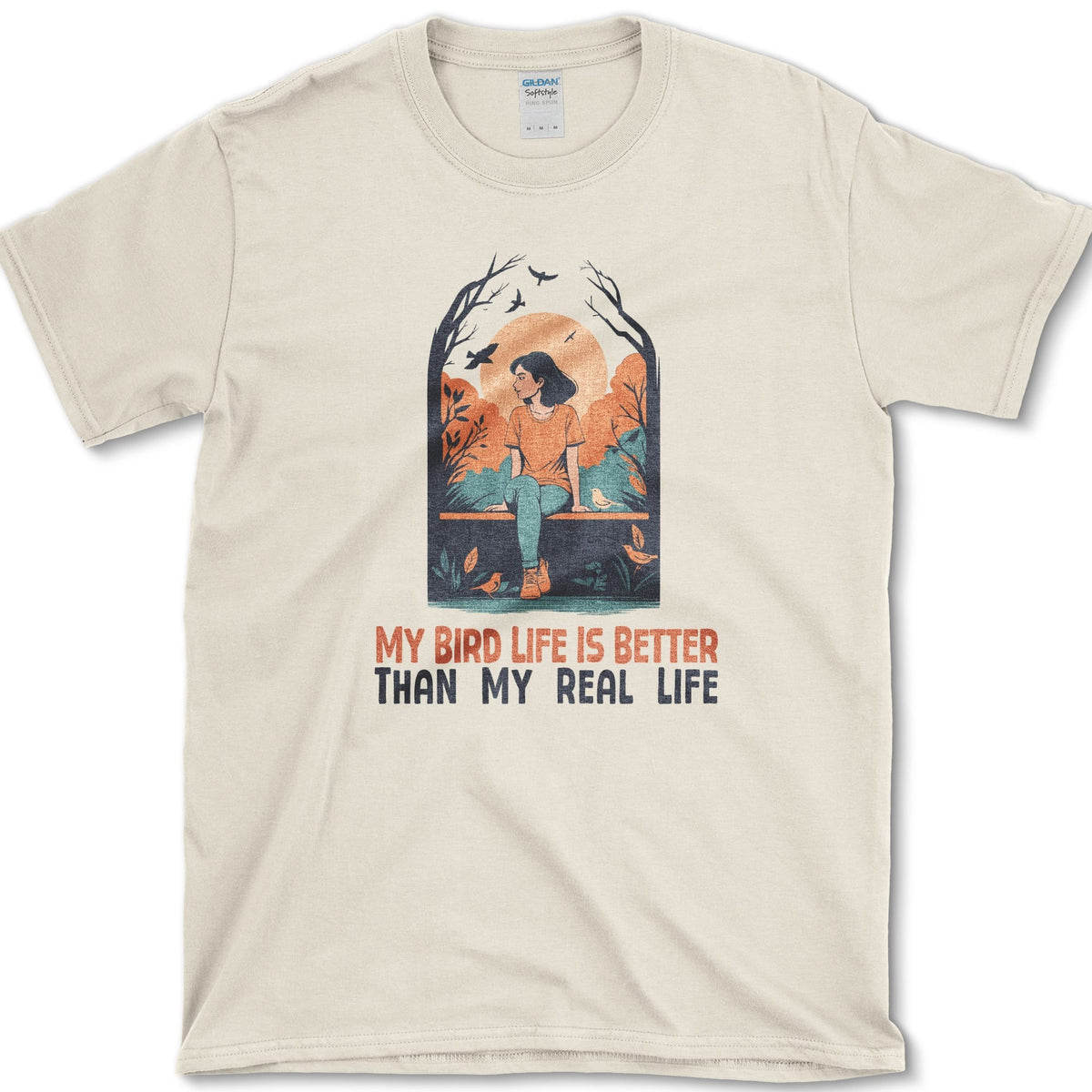 My Bird Life is Better T-Shirt Natural / S Essential Tees