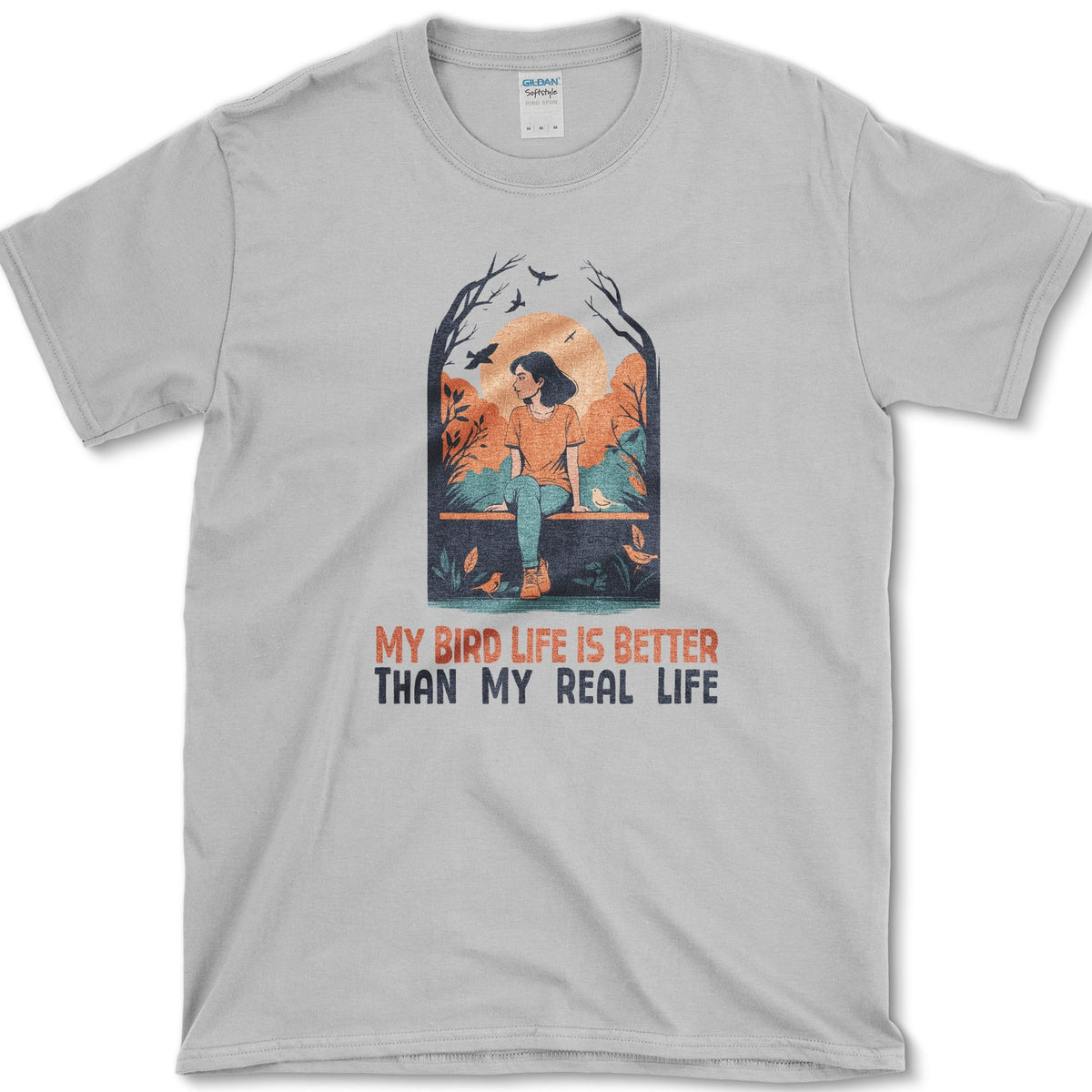 My Bird Life is Better T-Shirt Sport Grey / S Essential Tees