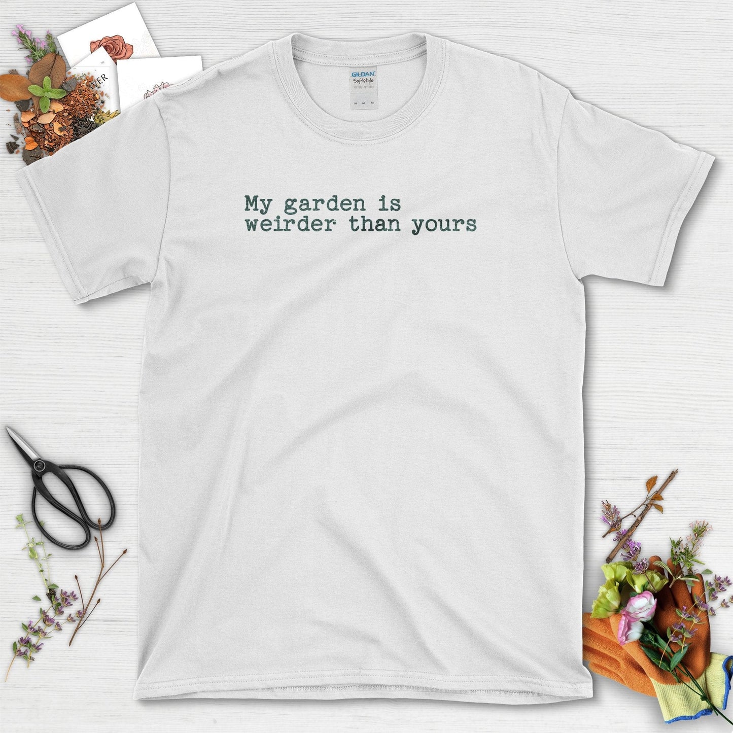 My Garden Is Weirder T-Shirt White / S T-Shirt