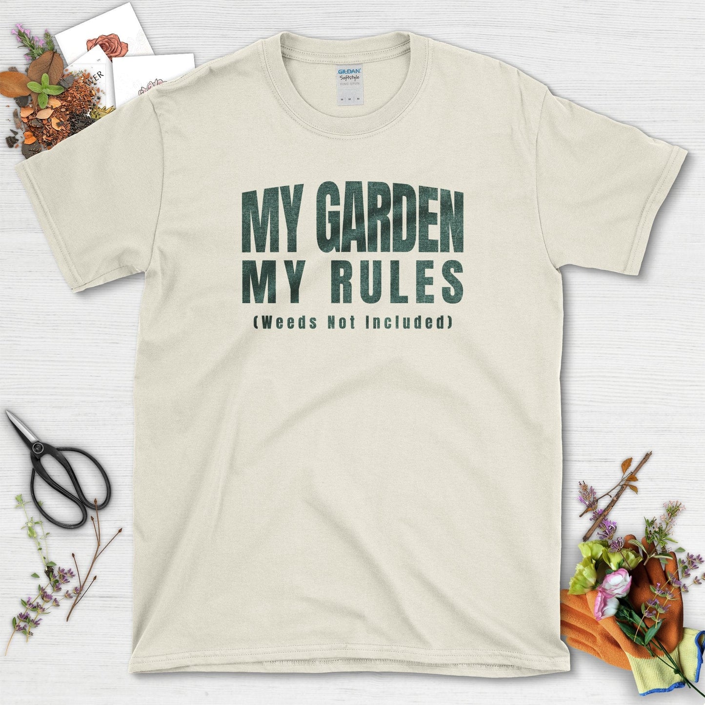 My Garden My Rules T-Shirt Natural / S T-Shirt