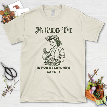 My Garden Time For Safety T-Shirt Natural / S Physical Item