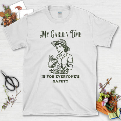 My Garden Time For Safety T-Shirt White / S Physical Item