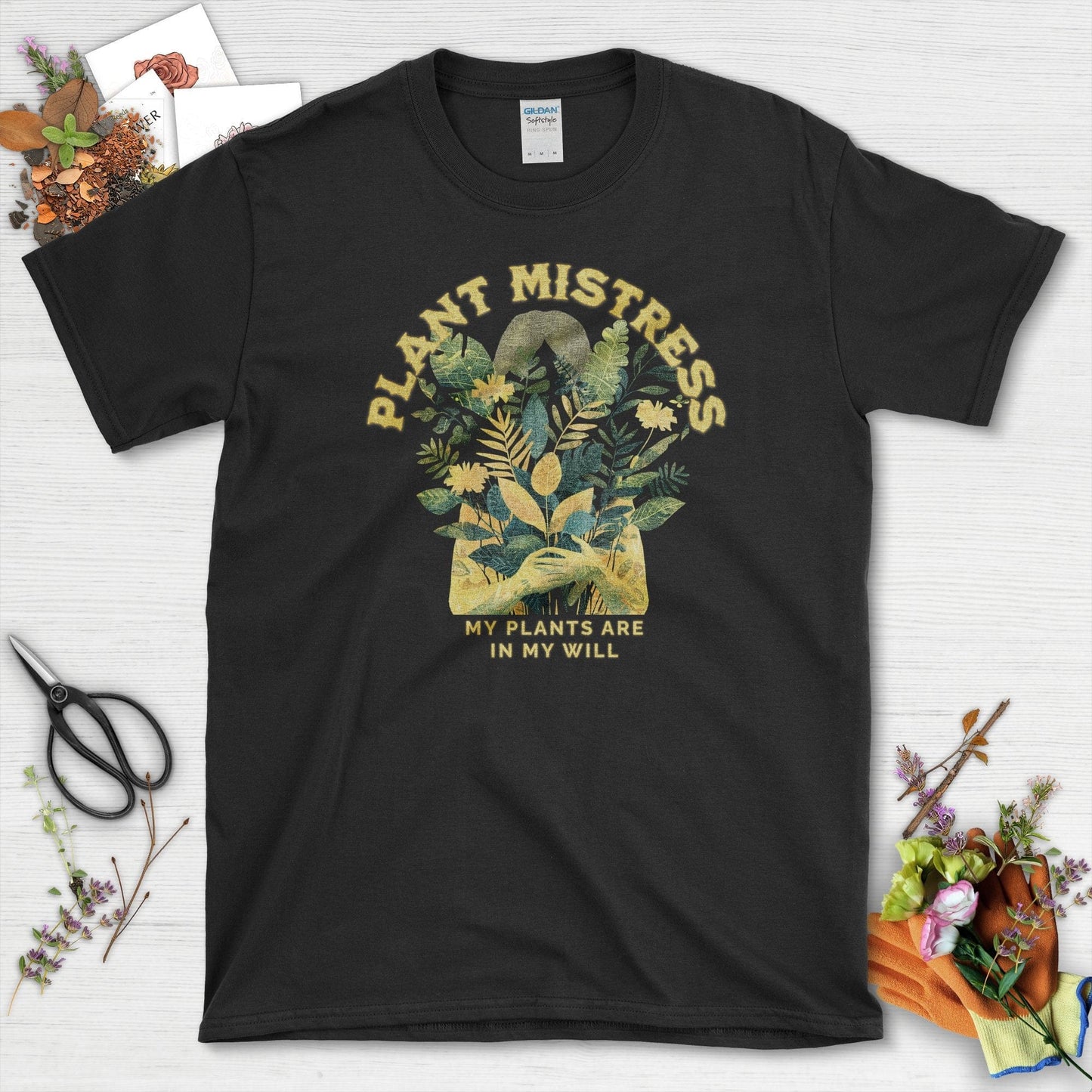 My Plants are In My Will T-Shirt Black / S / T-Shirts Physical Item