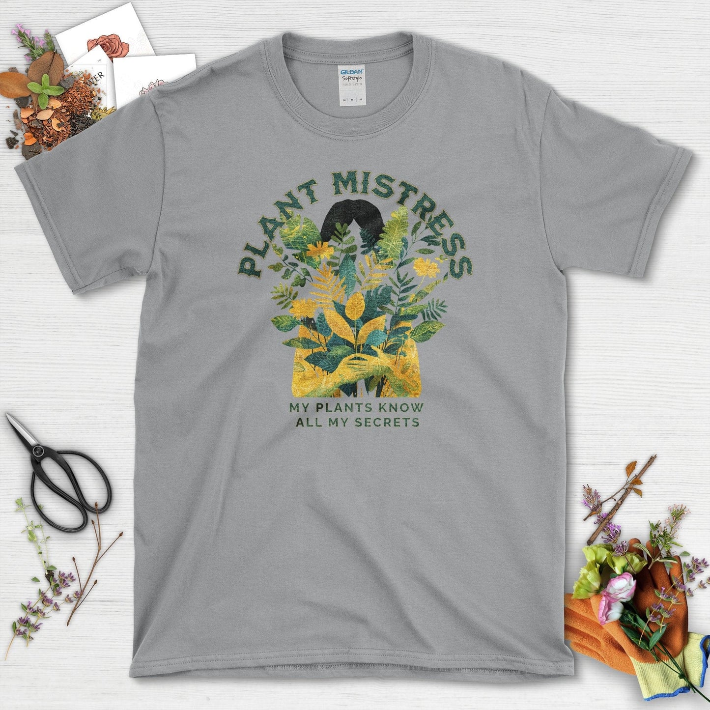 My Plants Know My Secrets T-Shirt Sport Grey / S / T-Shirts Physical Item