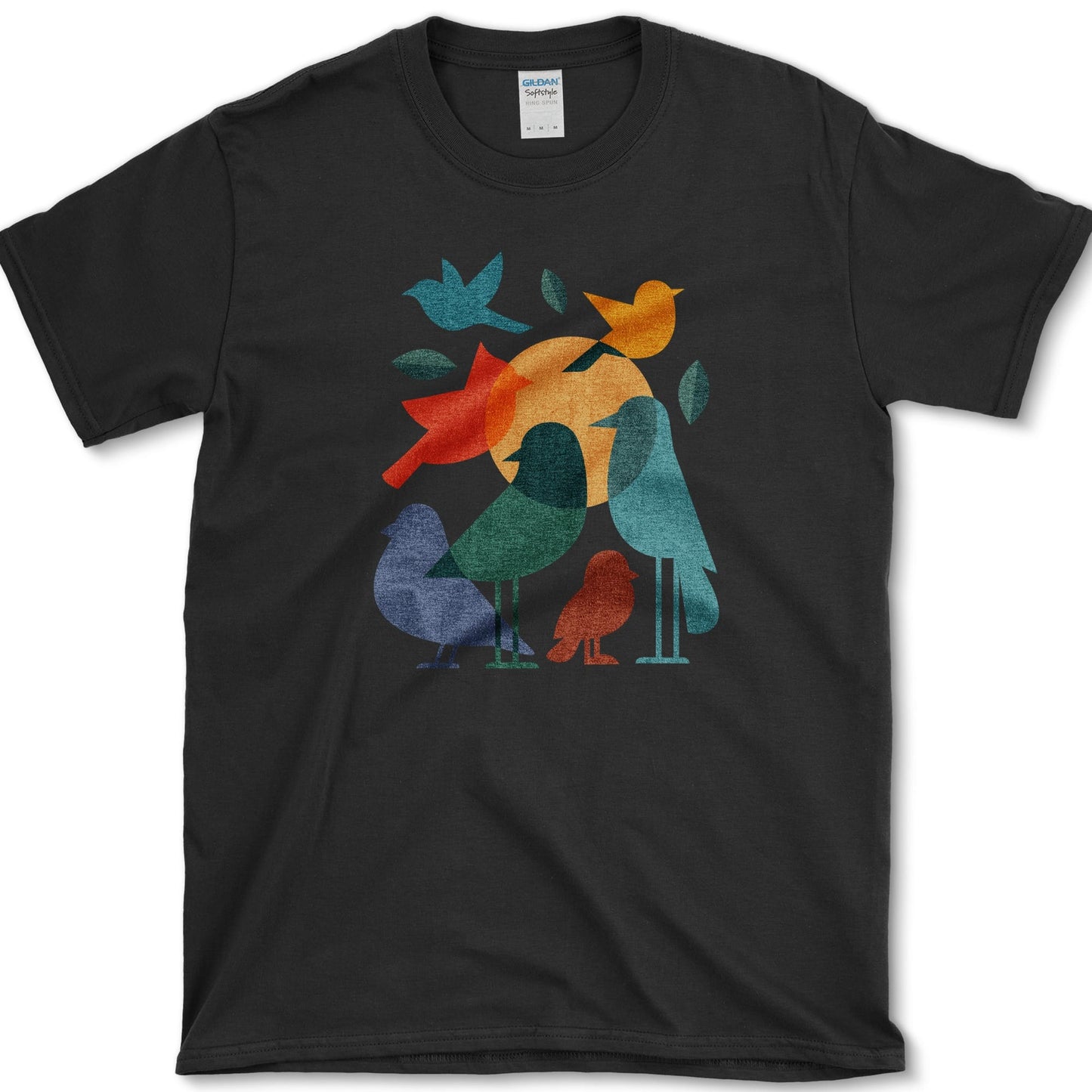 Mystery Flock Birds T-Shirt Black / S Essential Tees