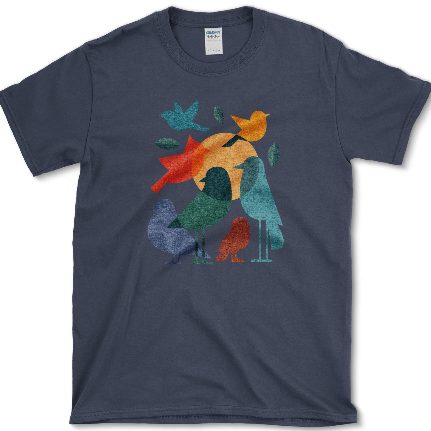 Mystery Flock Birds T-Shirt Navy / S Essential Tees