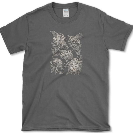 Native Bees T-Shirt Dark Heather / S Essential Tees