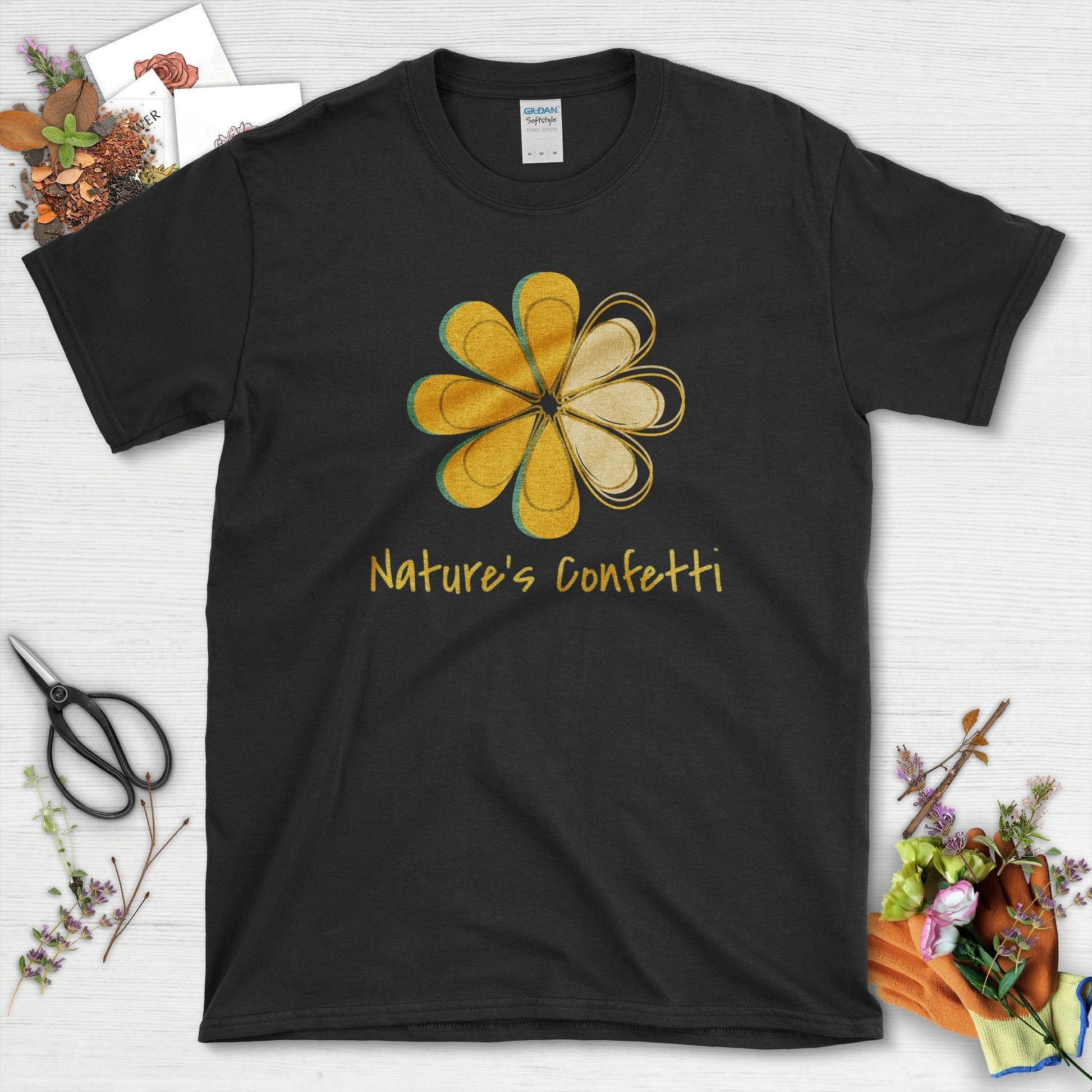 Nature's Confetti T-Shirt Black / S T-Shirt