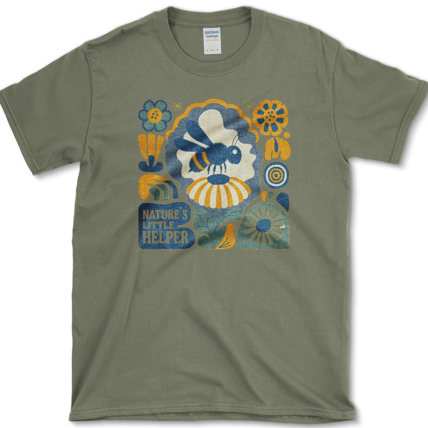 Nature's Little Helper T-Shirt Military Green / S Essential Tees