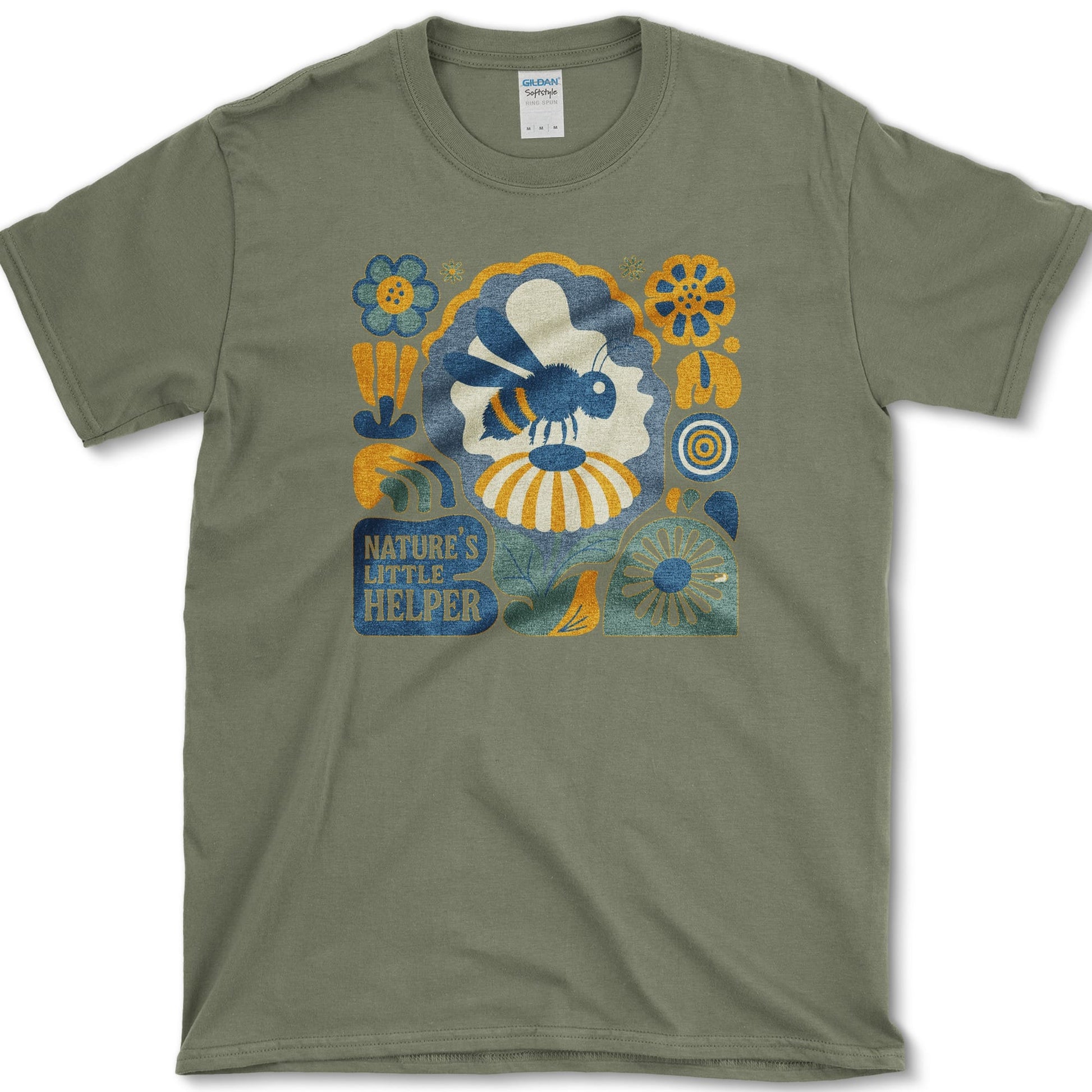 Nature's Little Helper T-Shirt Military Green / S Essential Tees