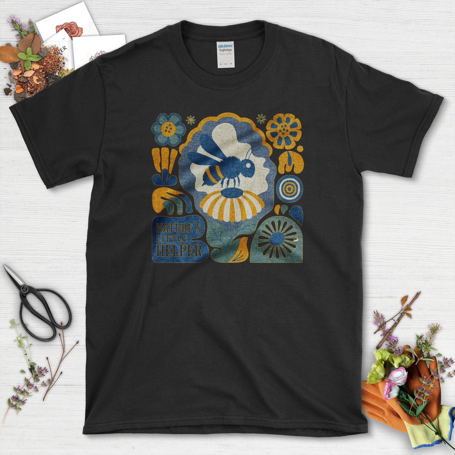 Nature's Little Helper T-Shirt T-Shirts / S / Black Physical Item