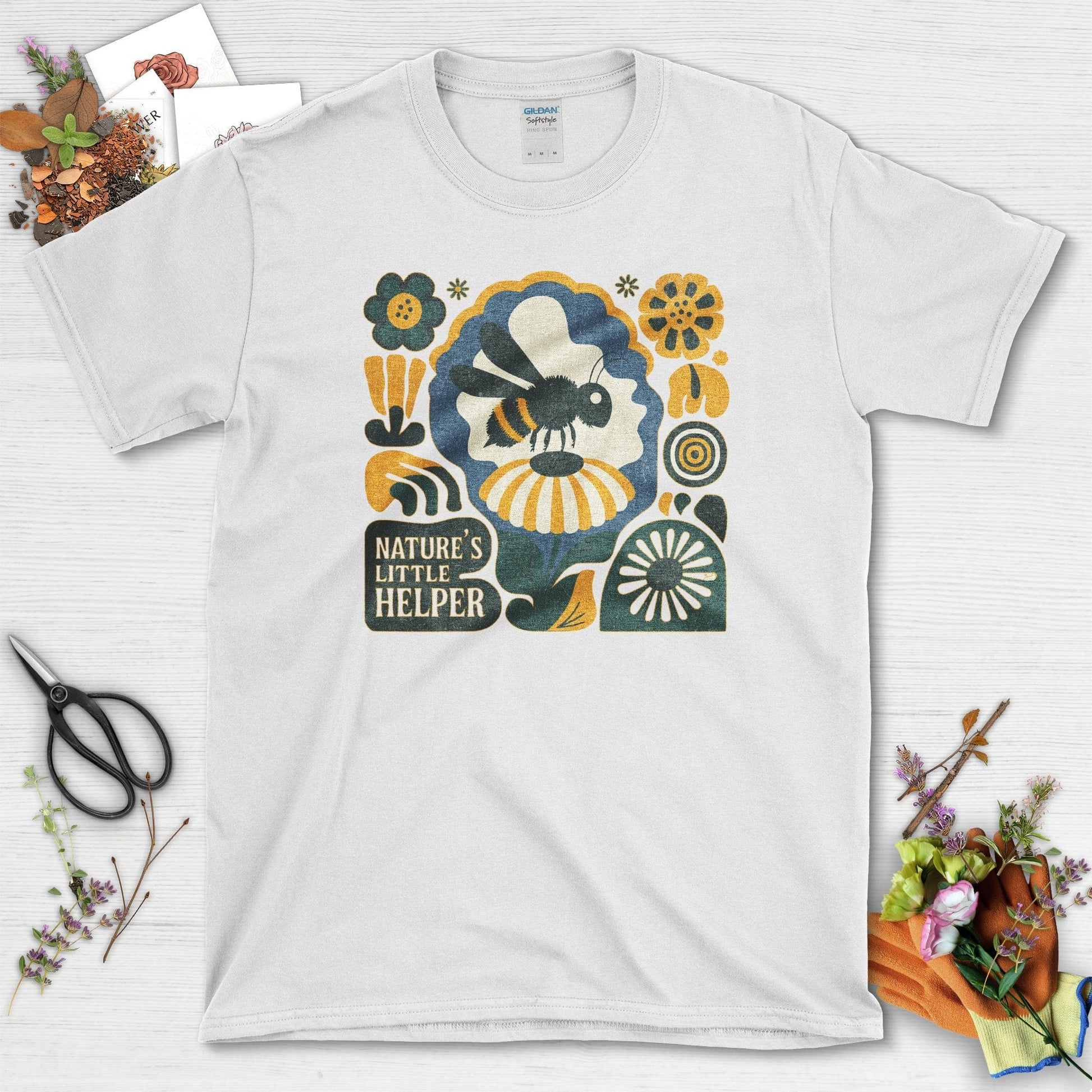 Nature's Little Helper T-Shirt T-Shirts / S / White Physical Item