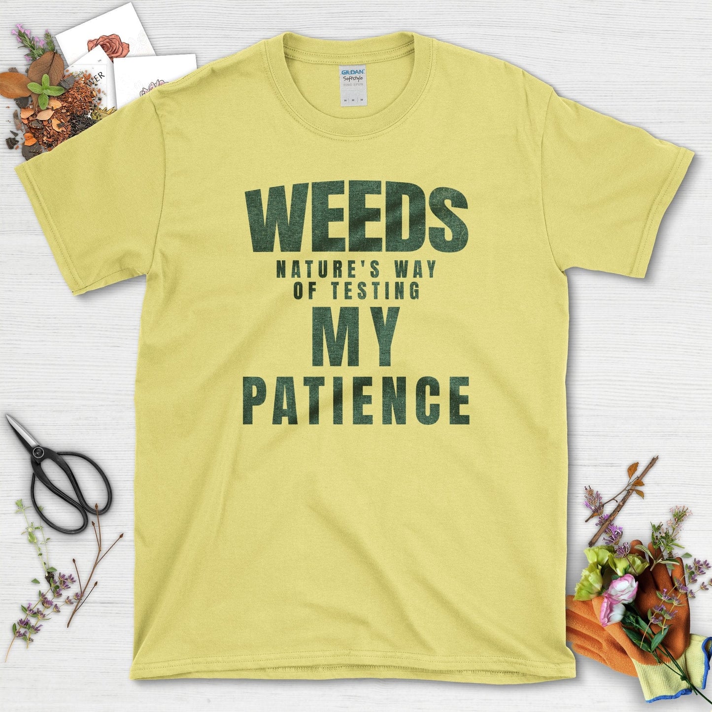 Nature's Way Of Testing Patience T-Shirt Cornsilk / S T-Shirt