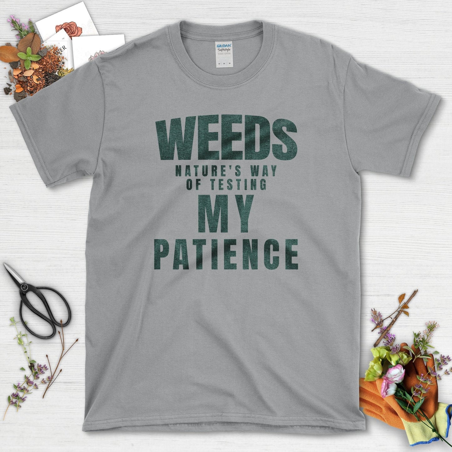 Nature's Way Of Testing Patience T-Shirt Sport Grey / S T-Shirt