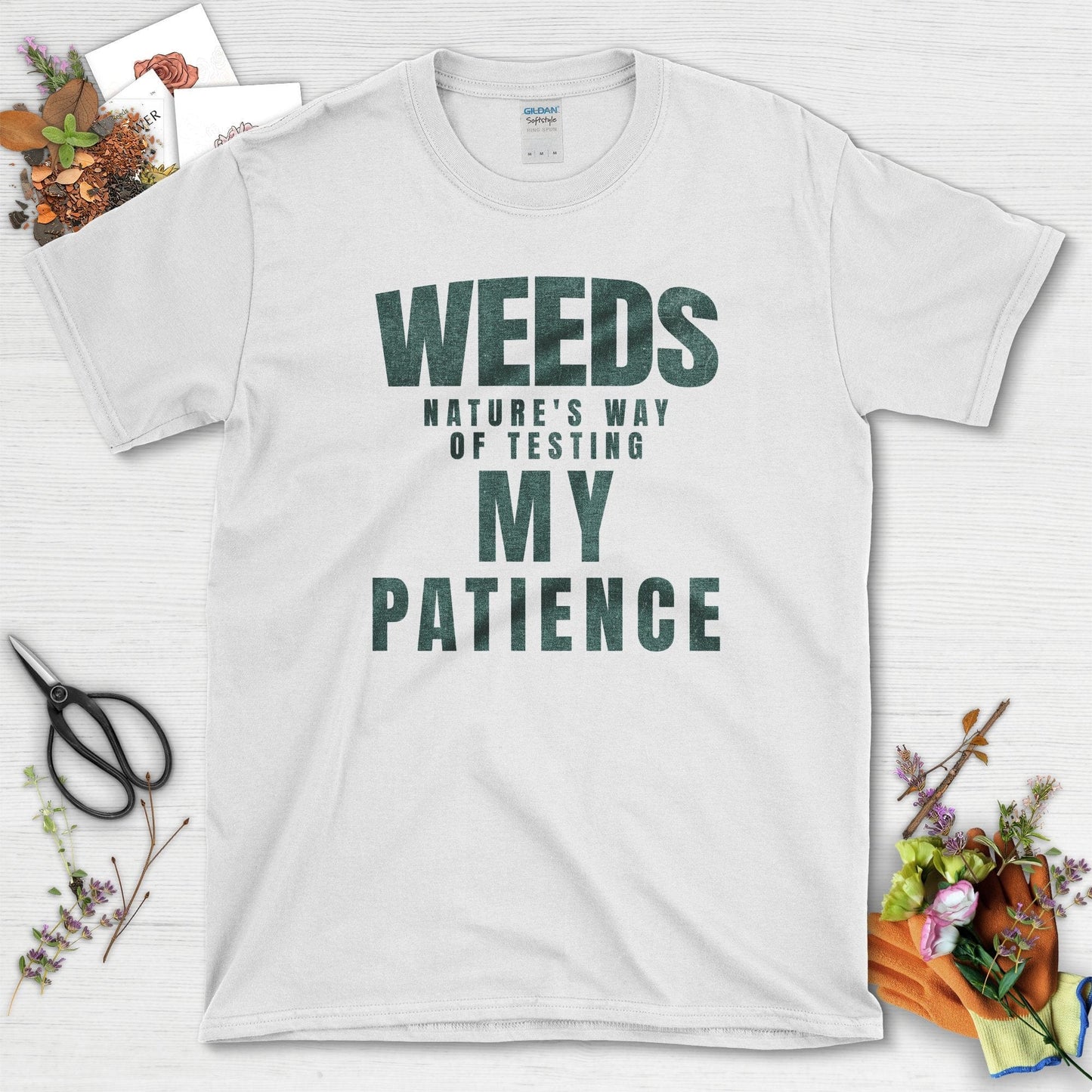 Nature's Way Of Testing Patience T-Shirt White / S T-Shirt