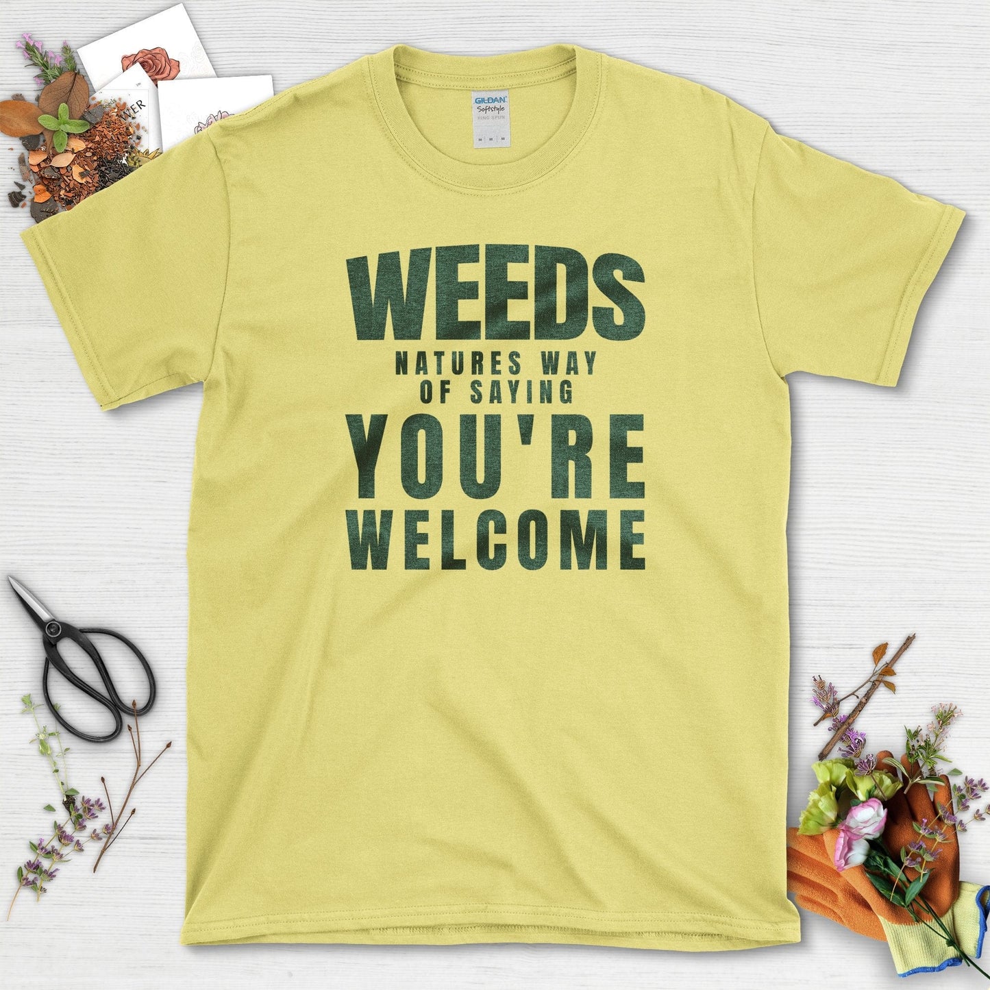 Natures You're Welcome T-Shirt Cornsilk / S T-Shirt