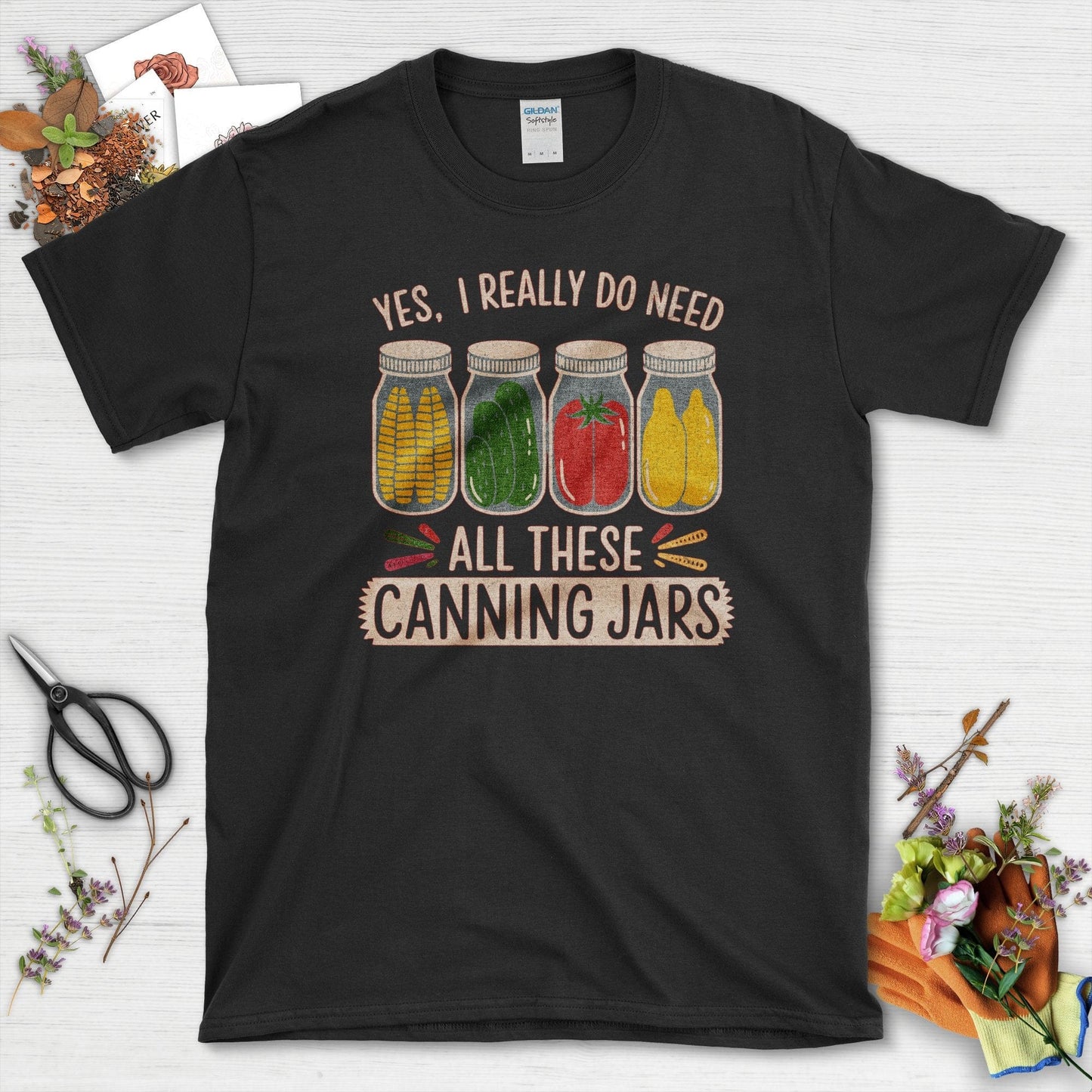 Need These Canning Jars T-Shirt Black / S Physical Item