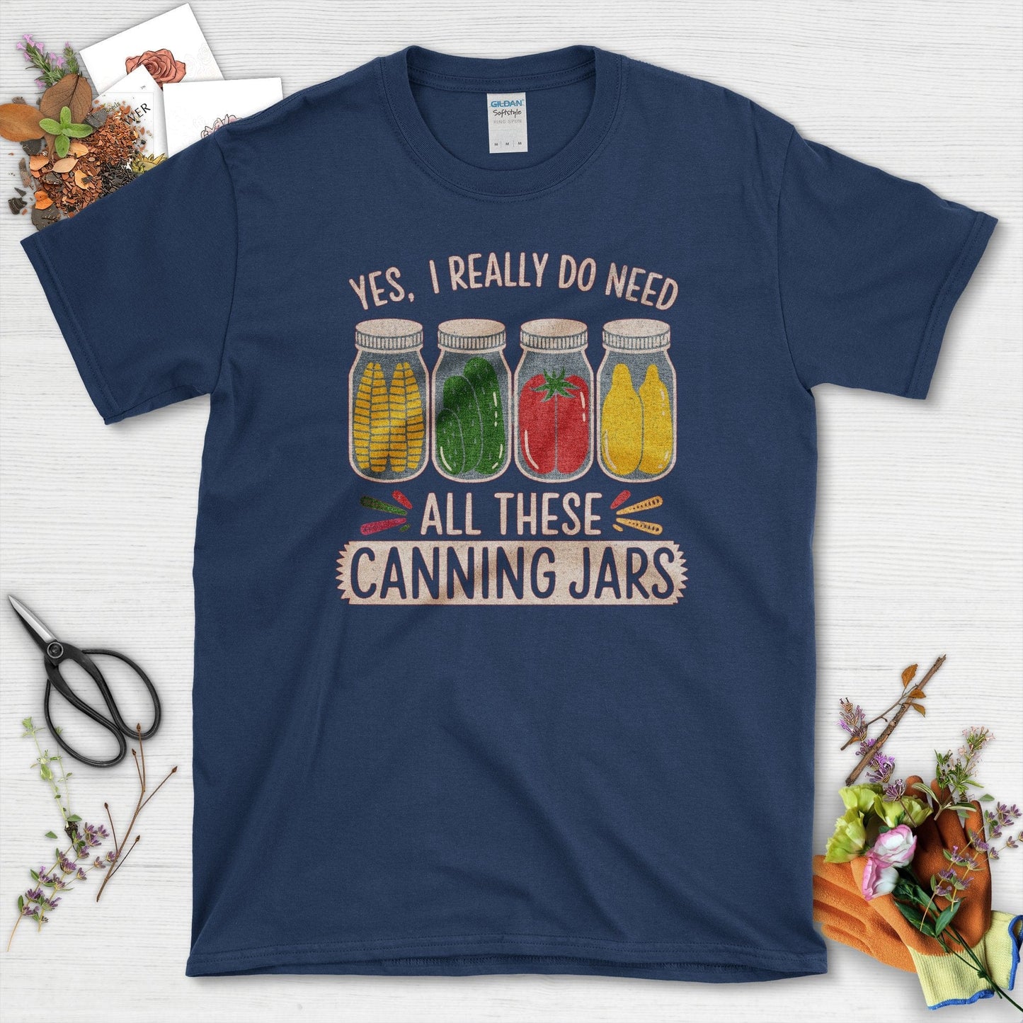 Need These Canning Jars T-Shirt Navy / S Physical Item