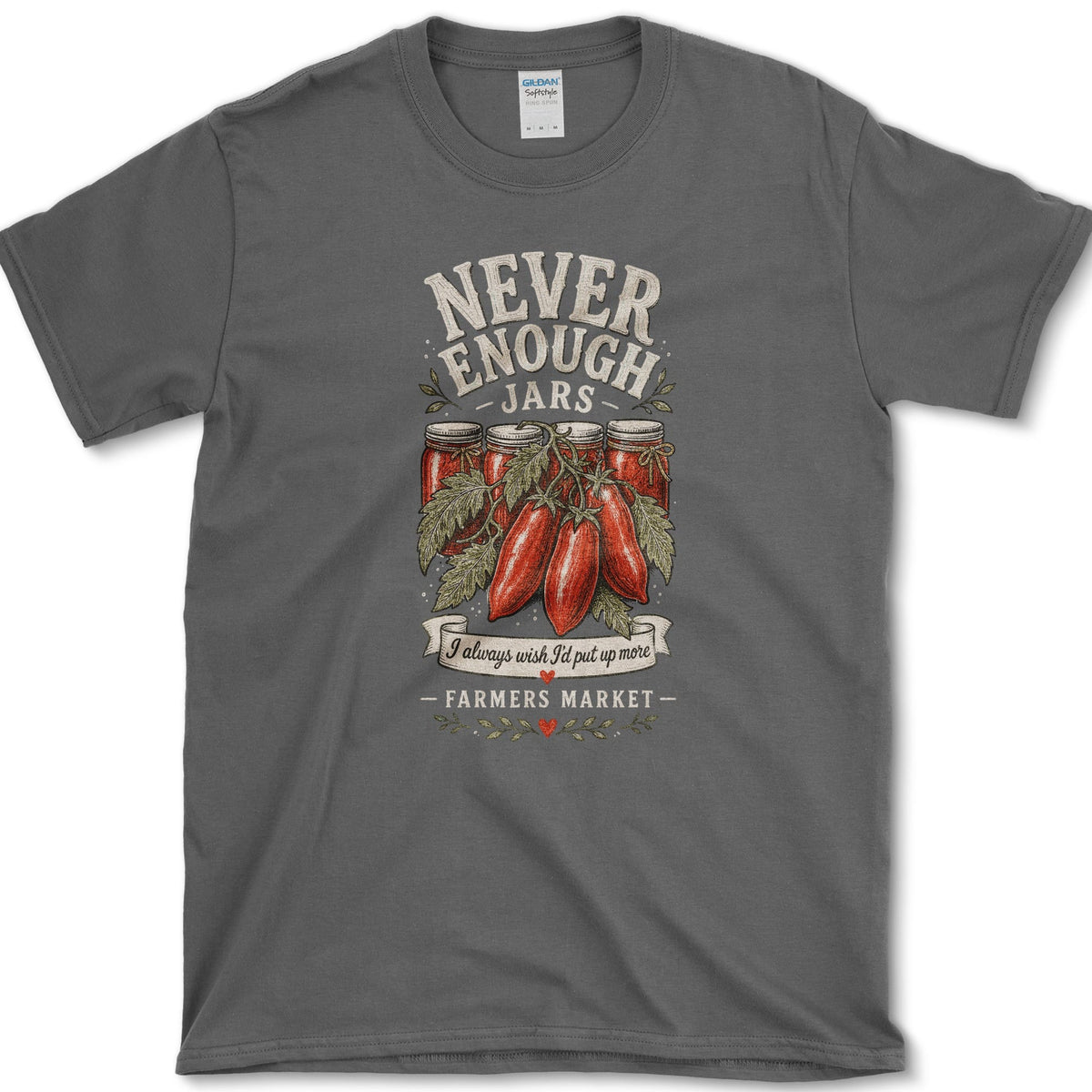 Never Enough Jars T-Shirt S / Dark Heather Essential Tees