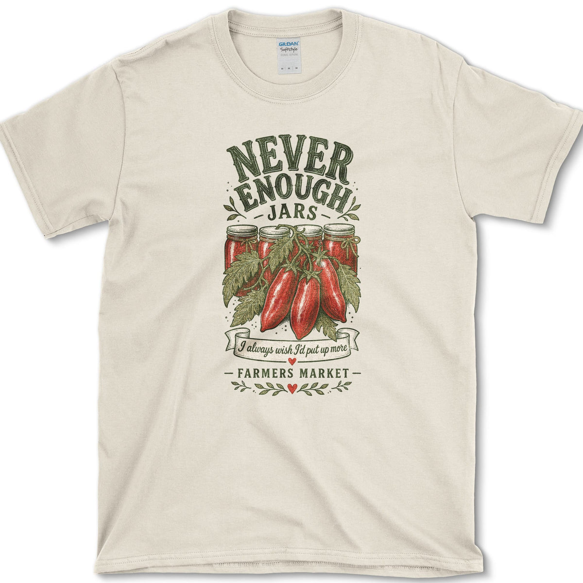 Never Enough Jars T-Shirt S / Natural Essential Tees