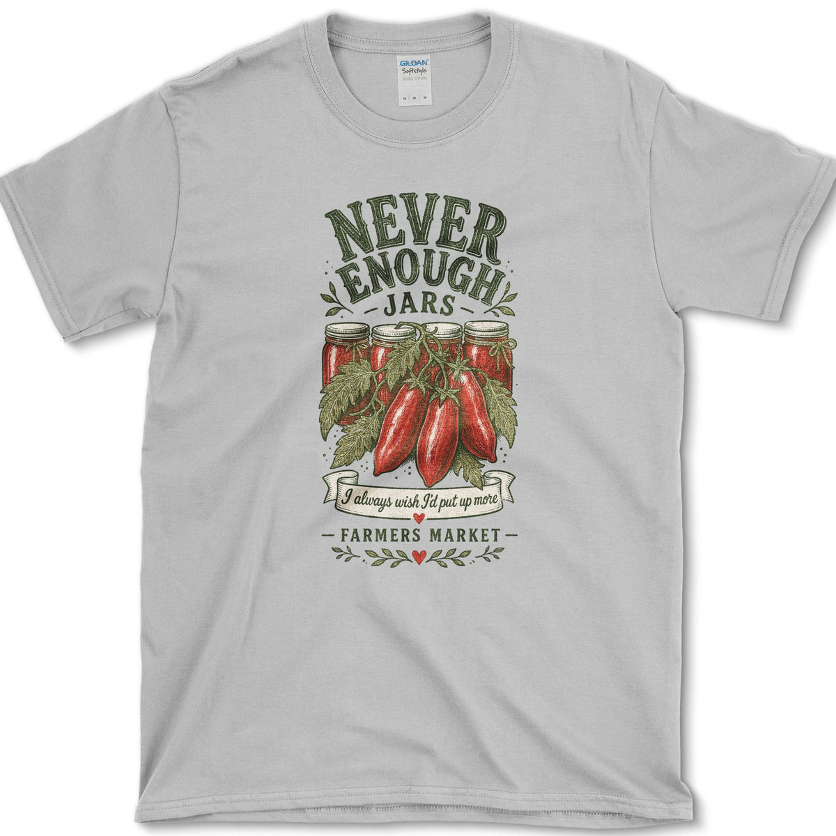 Never Enough Jars T-Shirt S / Sport Grey Essential Tees