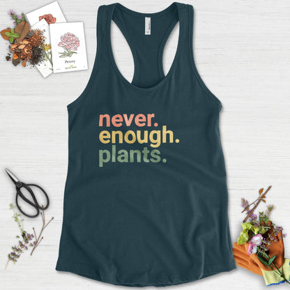 Never Enough Plants Racerback Racerback / XS / Midnight Navy Physical Item