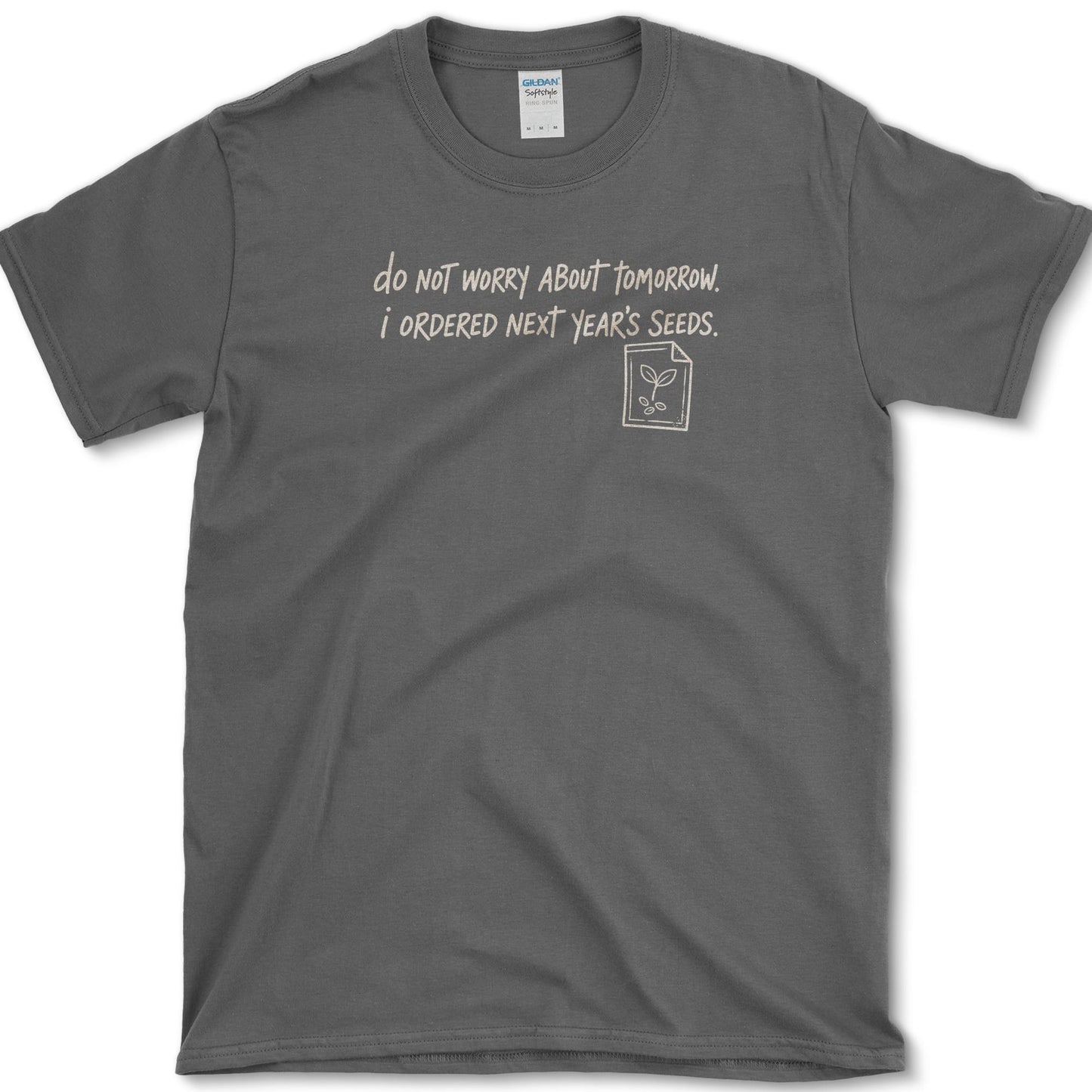 Next Year's Seeds T-Shirt Dark Heather / S Essential Tees