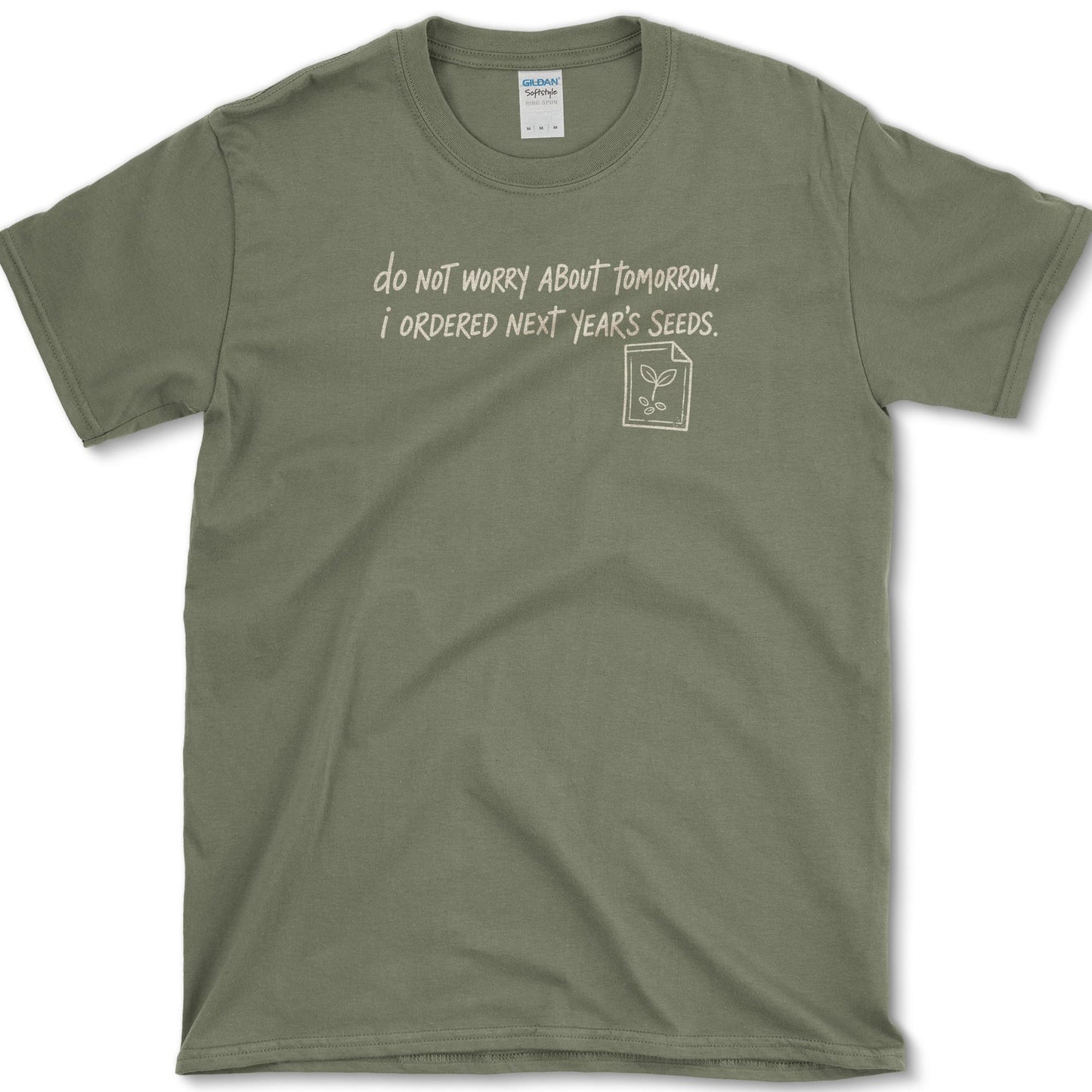 Next Year's Seeds T-Shirt Military Green / S Essential Tees