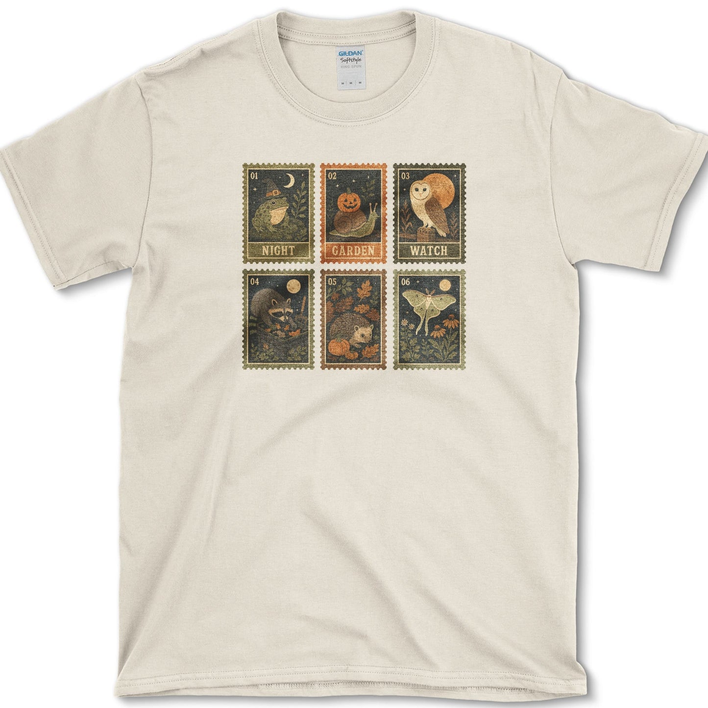 Night Garden Watch T-Shirt Natural / S Essential Tees