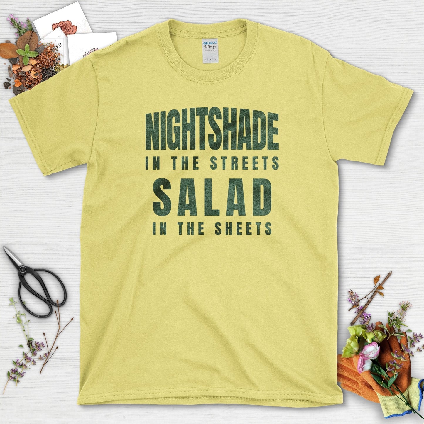 Nightshade in the Streets T-Shirt Cornsilk / S T-Shirt