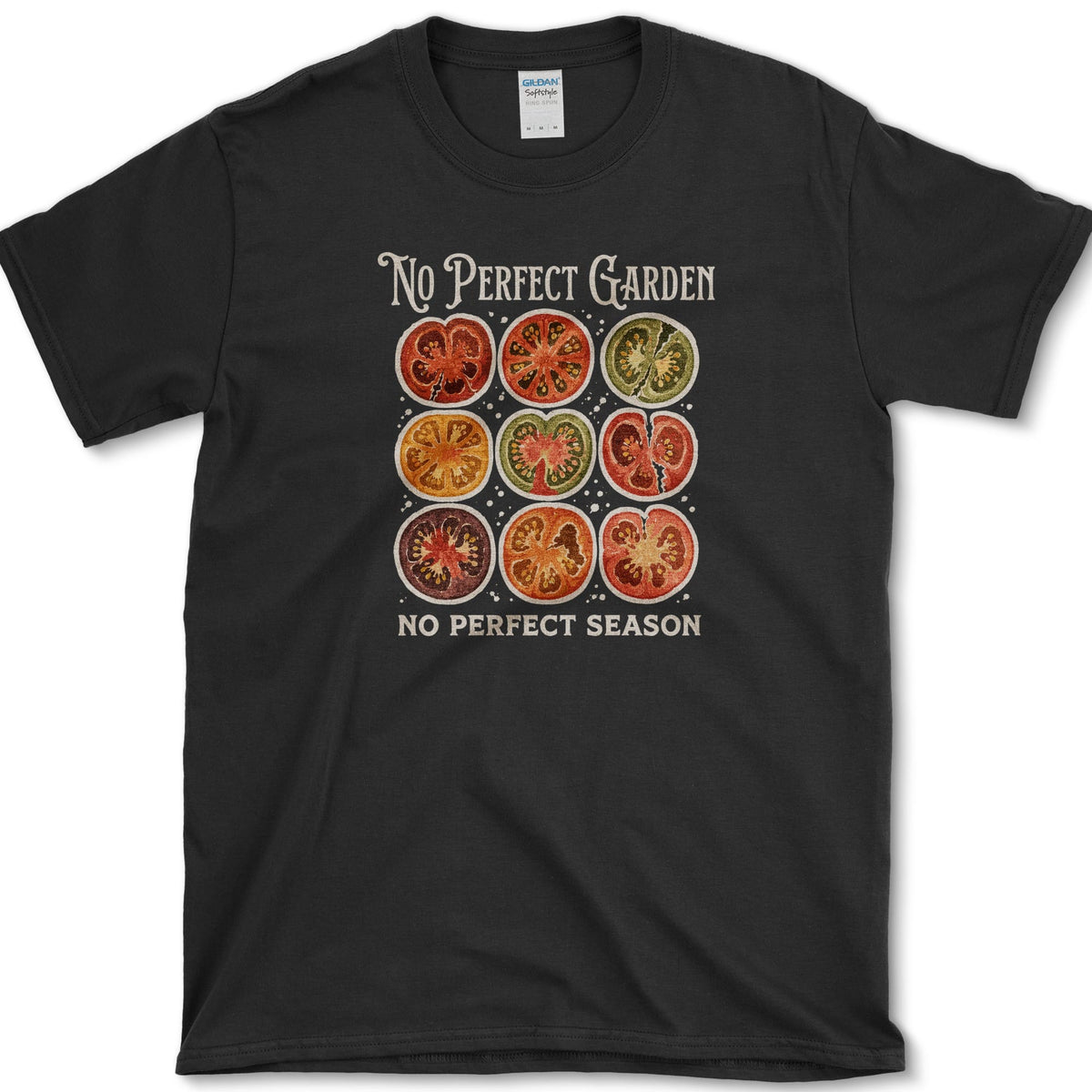 No Perfect Garden T-Shirt S / Black Essential Tees