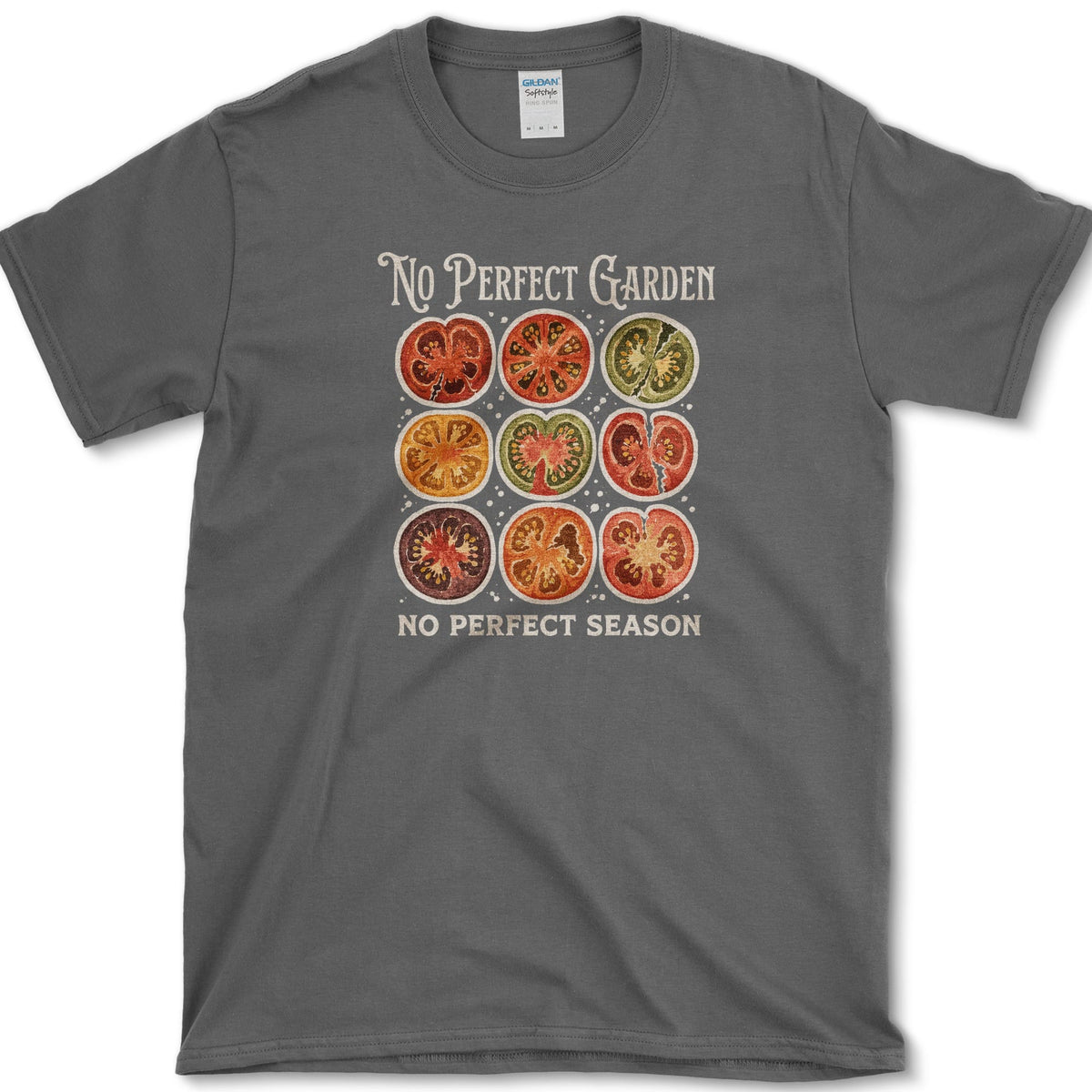 No Perfect Garden T-Shirt S / Dark Heather Essential Tees