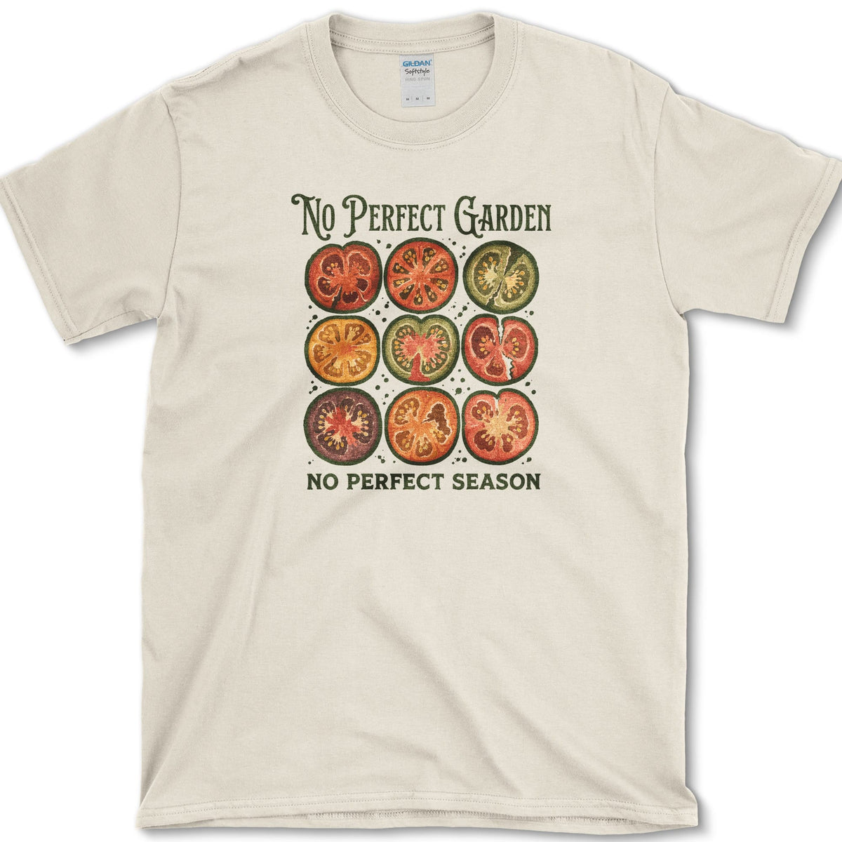 No Perfect Garden T-Shirt S / Natural Essential Tees