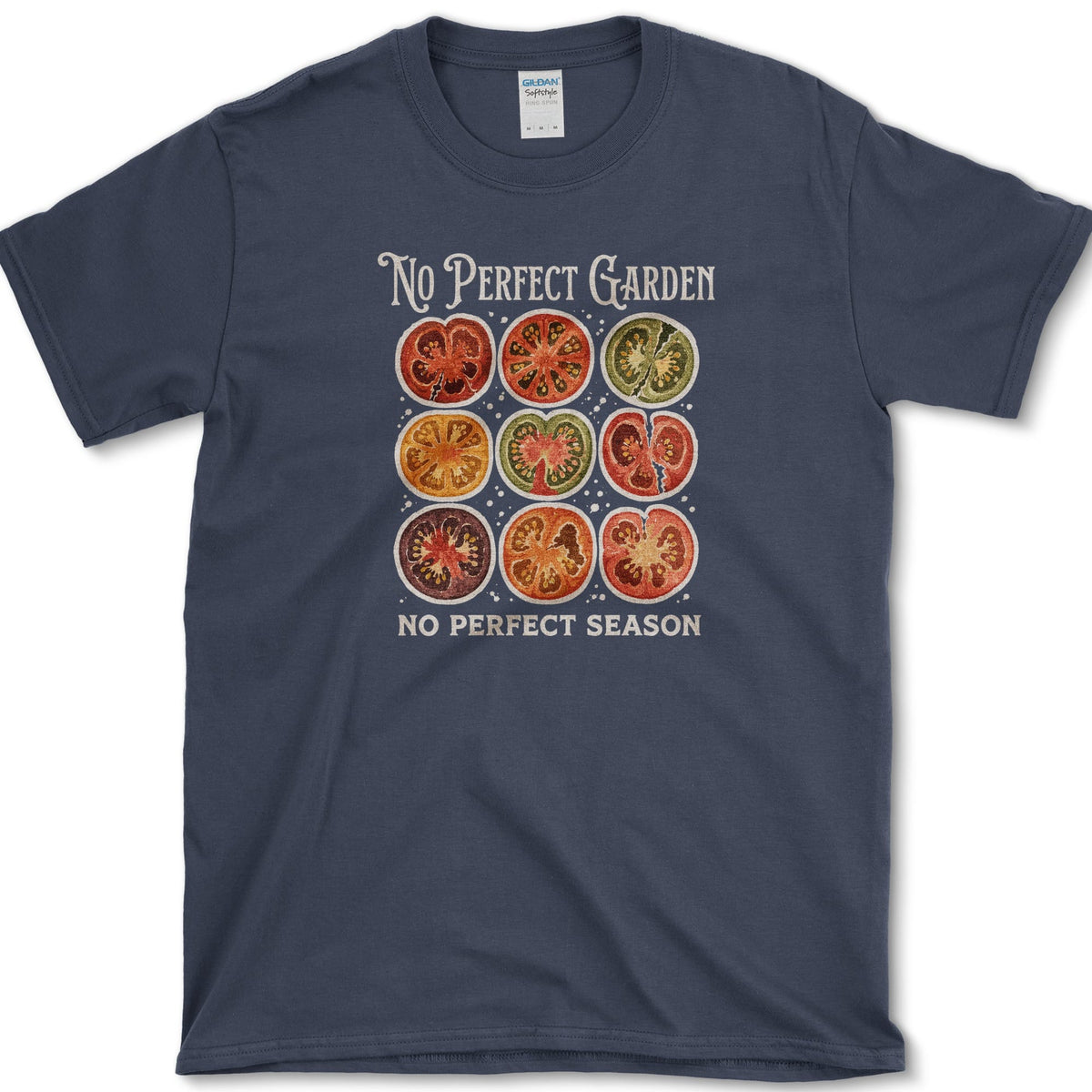 No Perfect Garden T-Shirt S / Navy Essential Tees