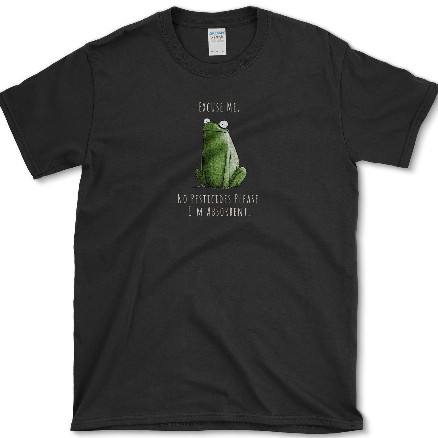 No Pesticides Please T-Shirt Black / S Essential Tees