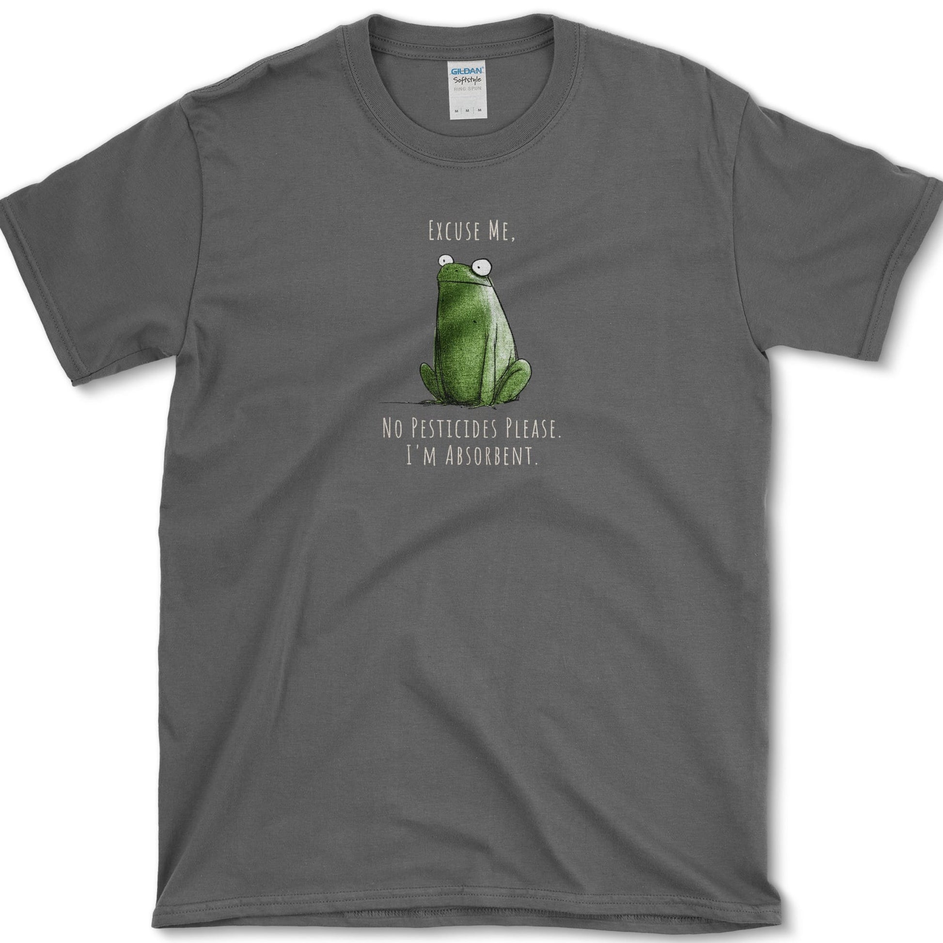 No Pesticides Please T-Shirt Dark Heather / S Essential Tees