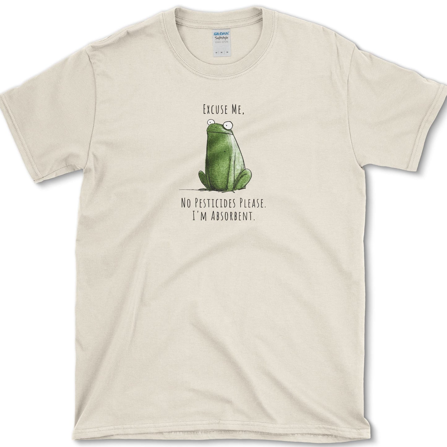 No Pesticides Please T-Shirt Natural / S Essential Tees