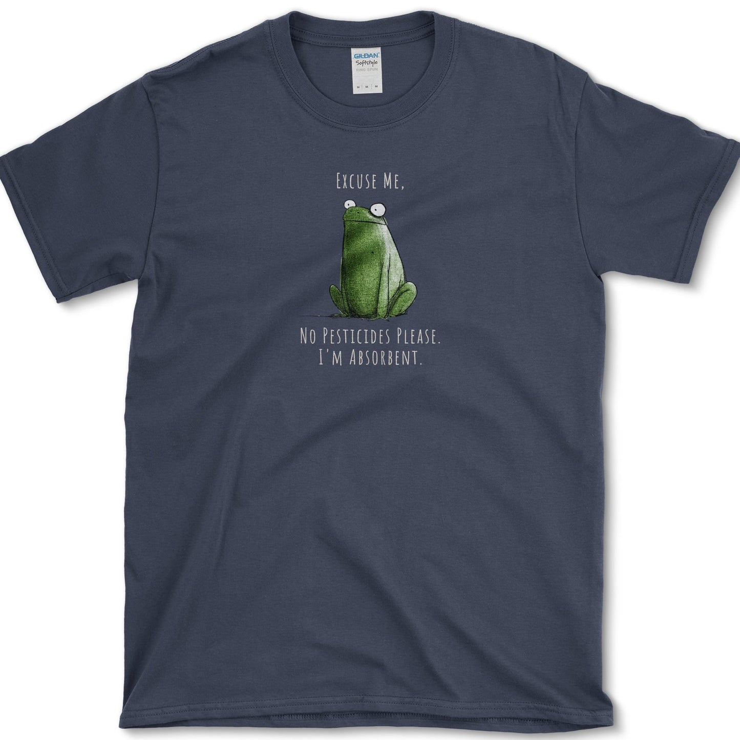 No Pesticides Please T-Shirt Navy / S Essential Tees