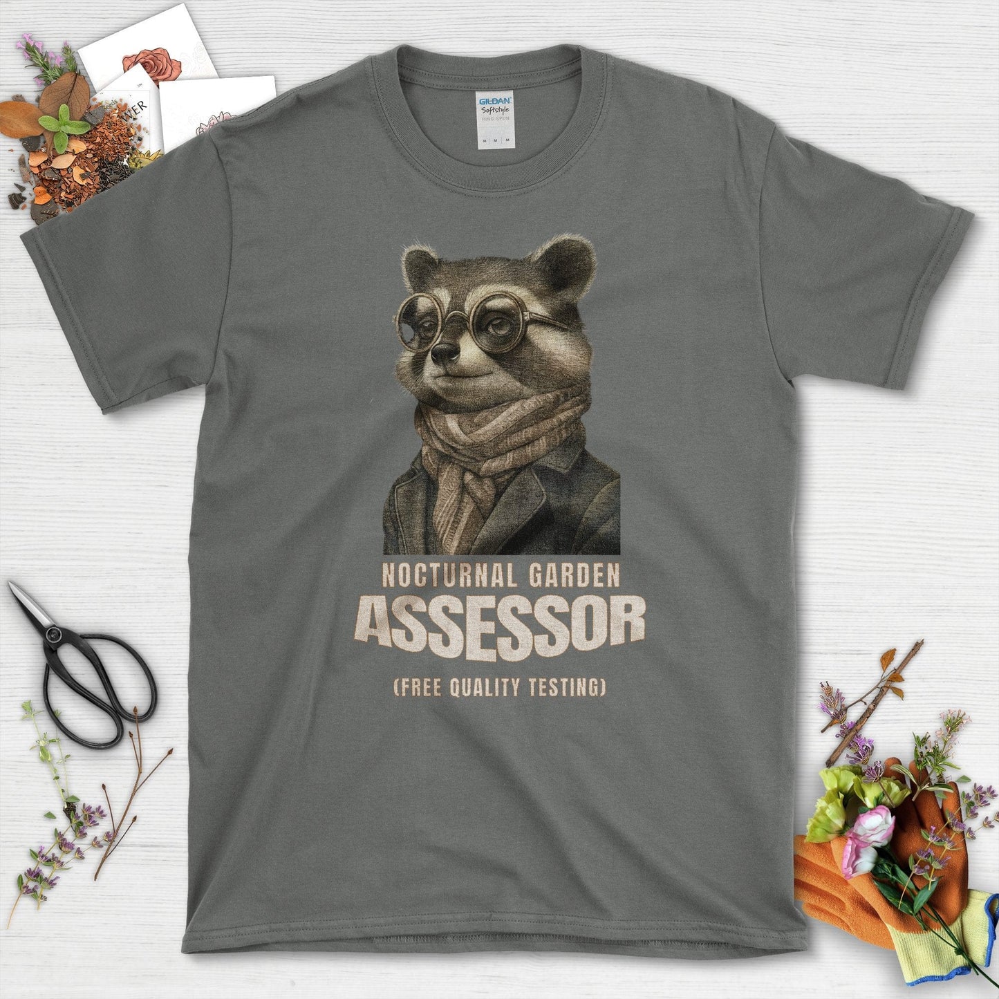 Nocturnal Garden Assessor T-Shirt Charcoal / S T-Shirt