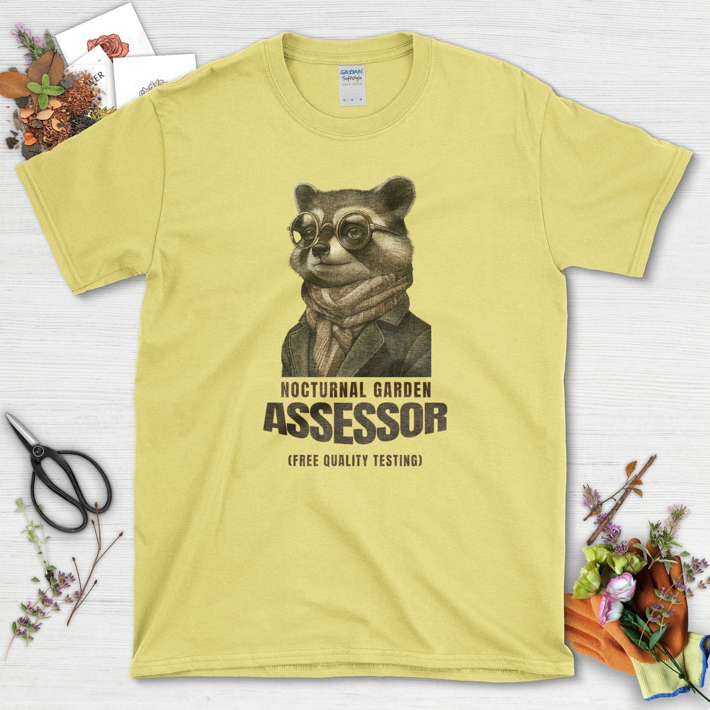 Nocturnal Garden Assessor T-Shirt Cornsilk / S T-Shirt