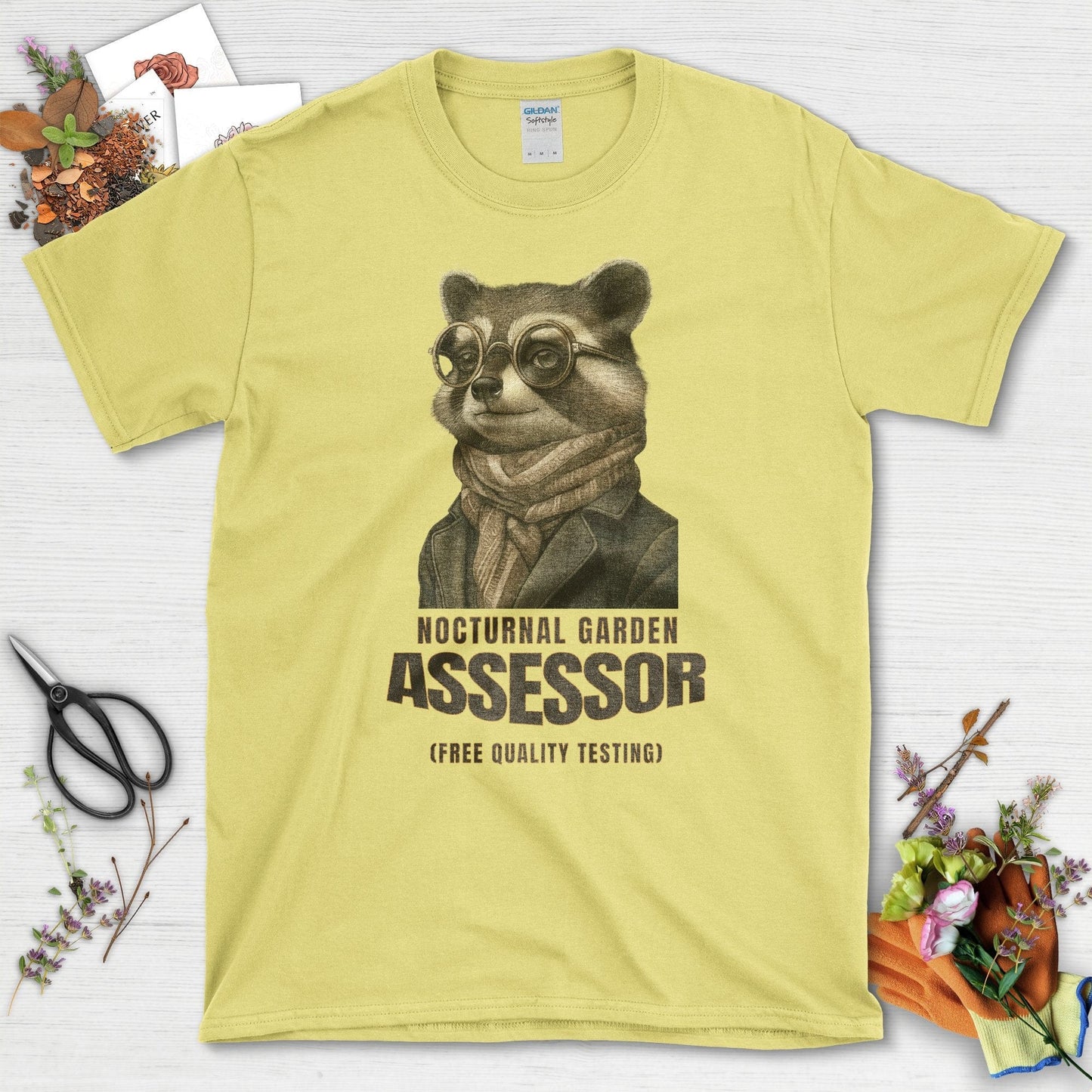 Nocturnal Garden Assessor T-Shirt Cornsilk / S T-Shirt