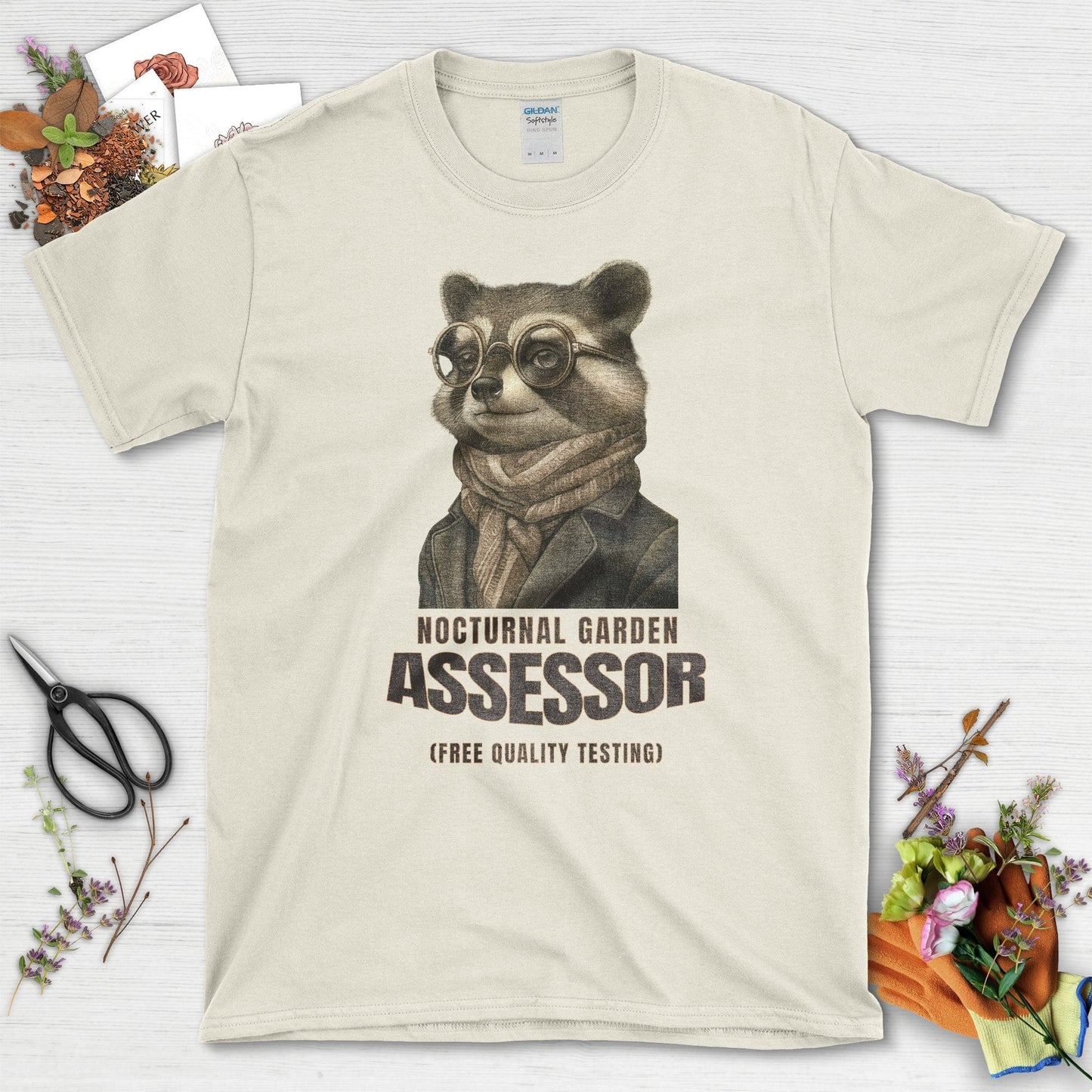 Nocturnal Garden Assessor T-Shirt Natural / S T-Shirt